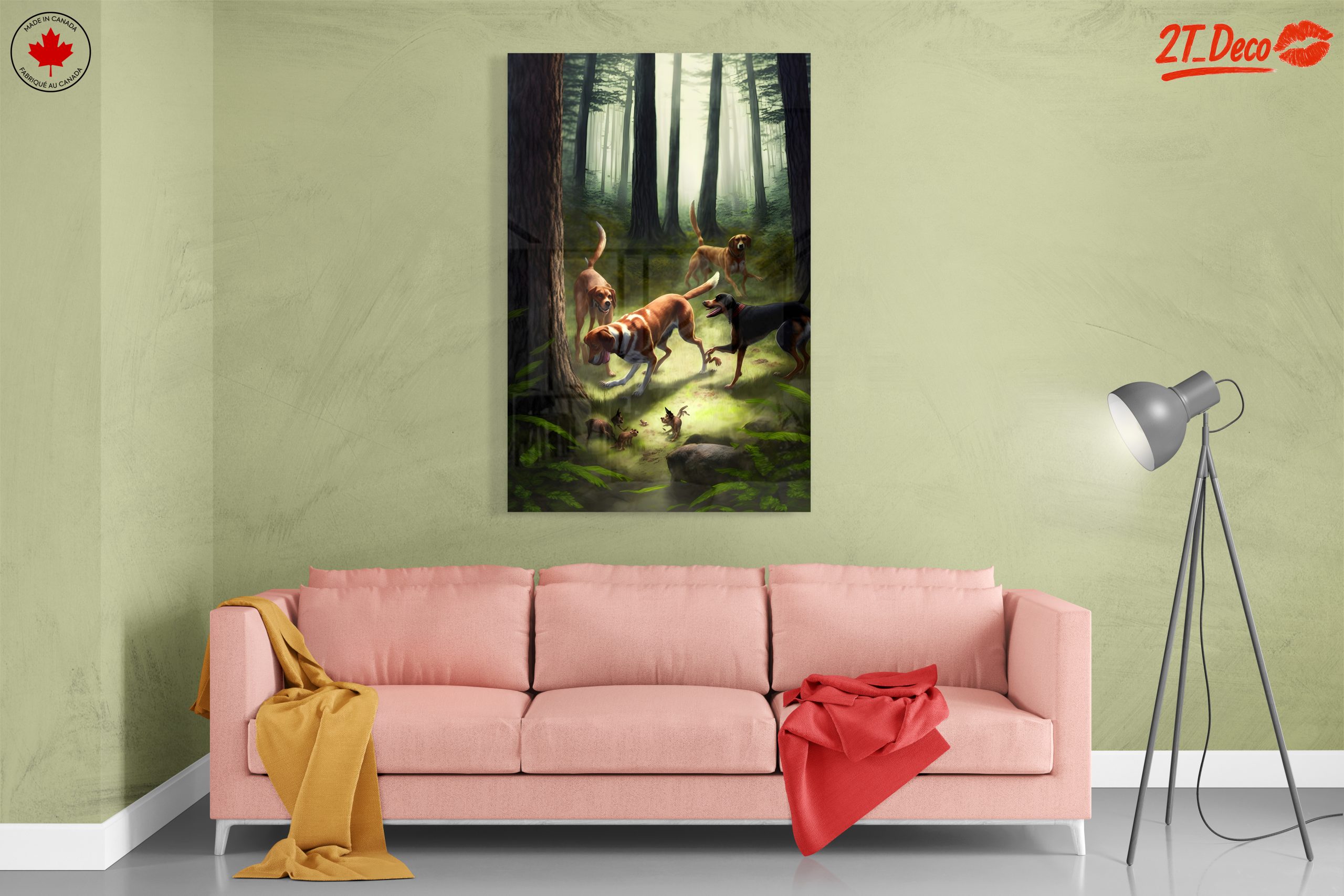 Playful Dogs in a Forest Setting - Image 7