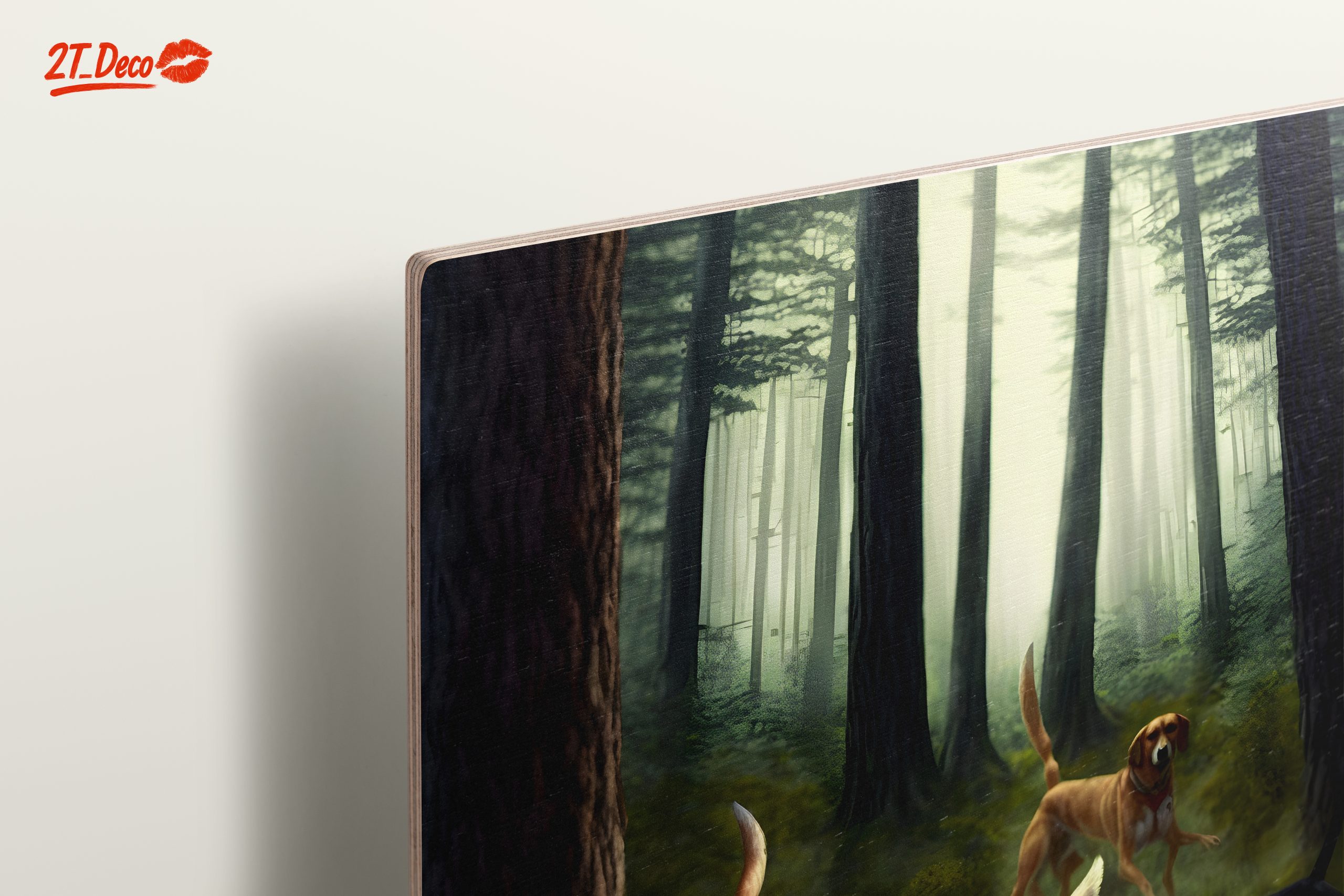Playful Dogs in a Forest Setting - Image 15