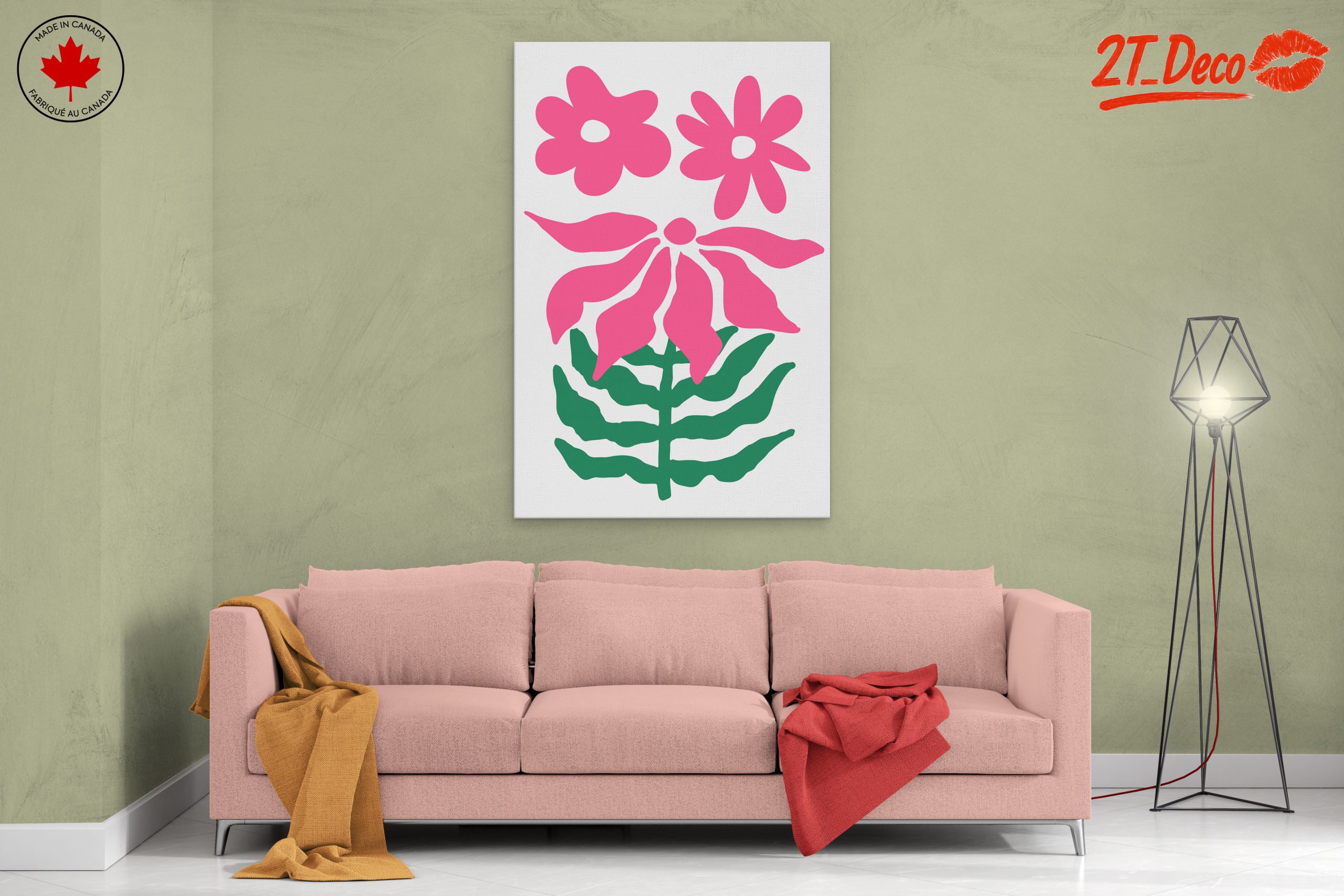 Vibrant Floral Design for Modern Spaces - Image 2