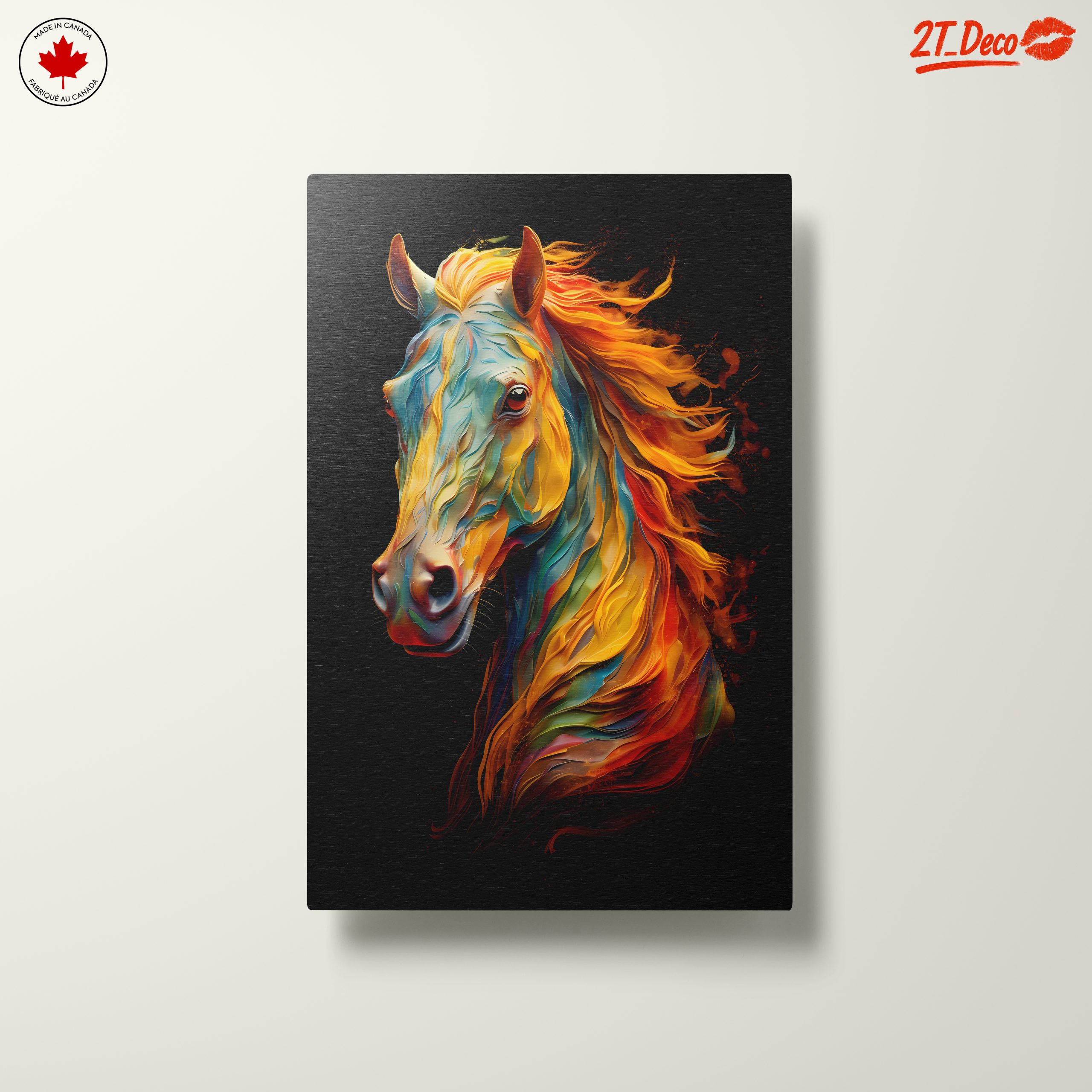 Vibrant Colorful Horse Art 2 - Image 10