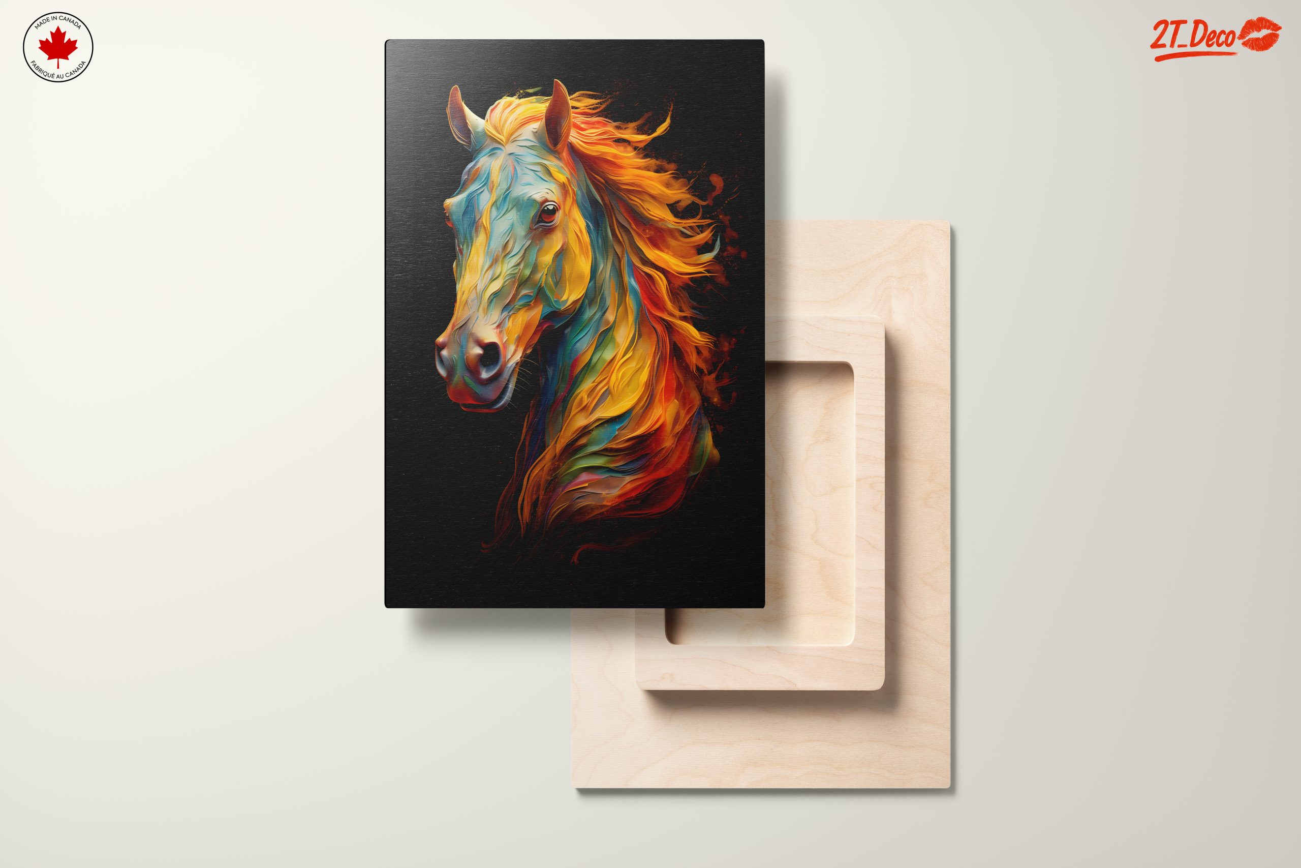 Vibrant Colorful Horse Art 2 - Image 11