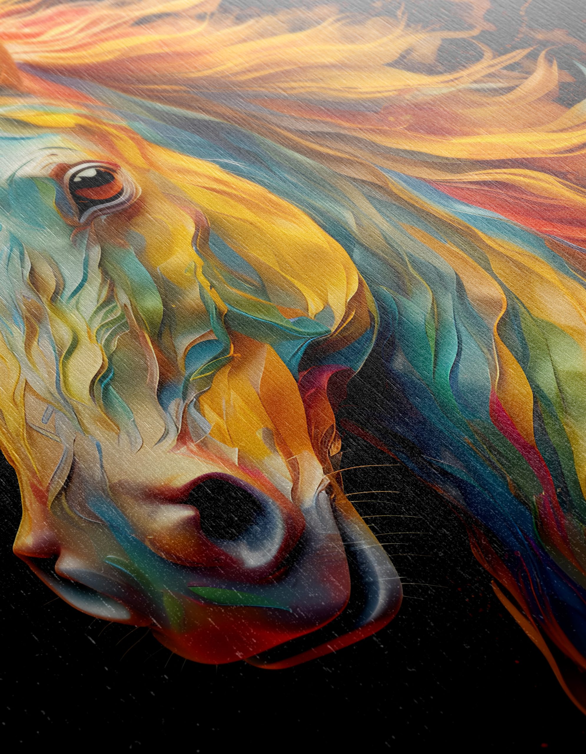 Vibrant Colorful Horse Art 2 - Image 12