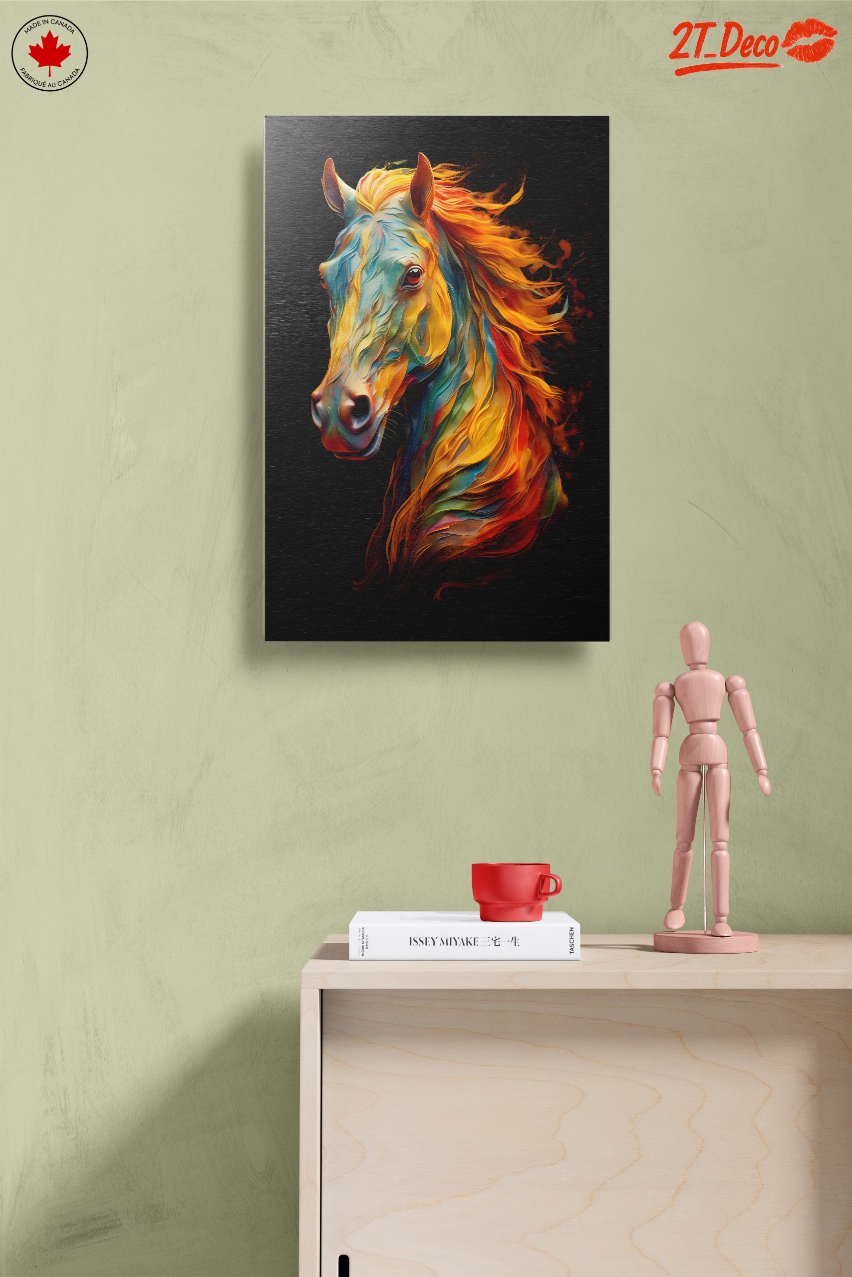 Vibrant Colorful Horse Art 2 - Image 14