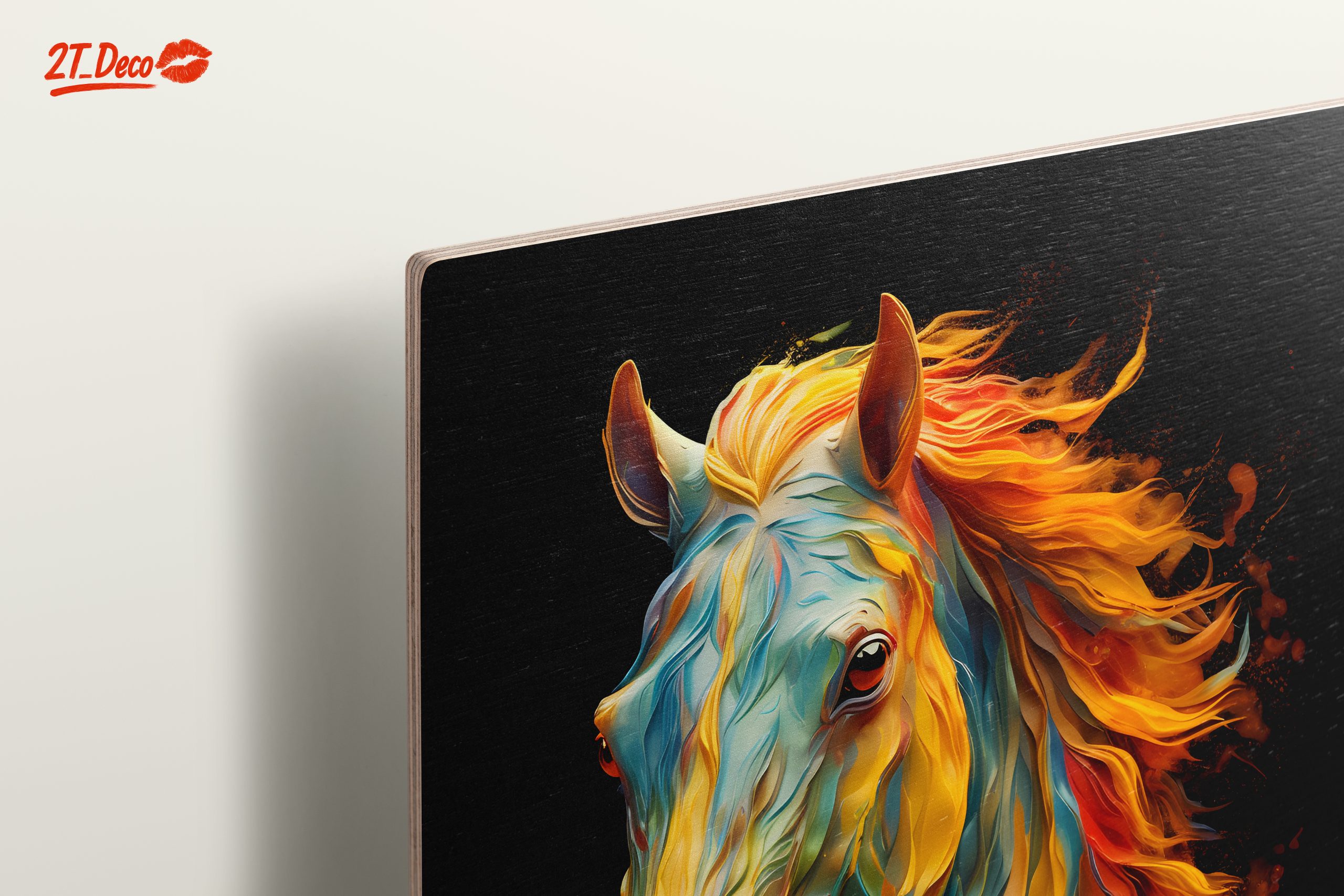 Vibrant Colorful Horse Art 2 - Image 15