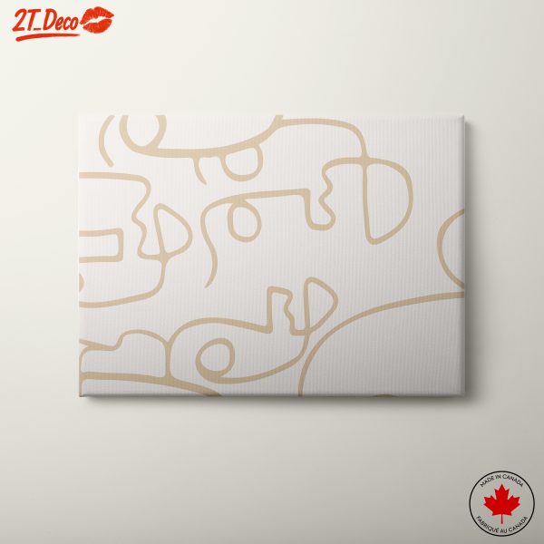 Contemporary Abstract Figure Art Design