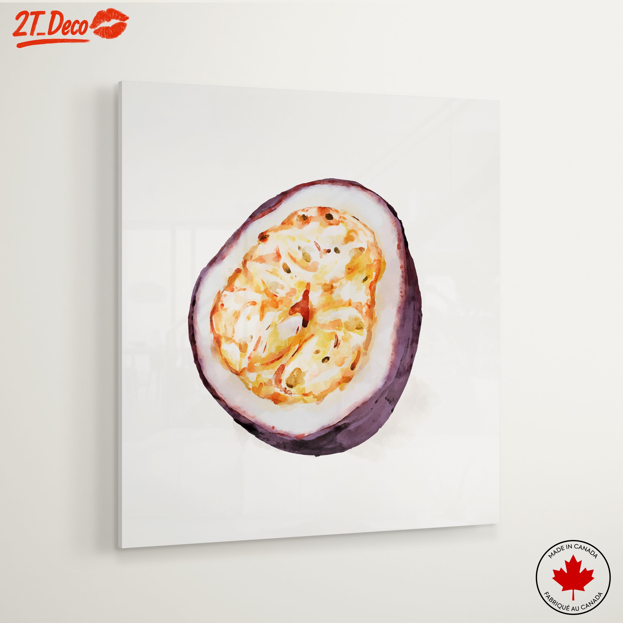 Stylized Abstract Passion Fruit Art - Image 6