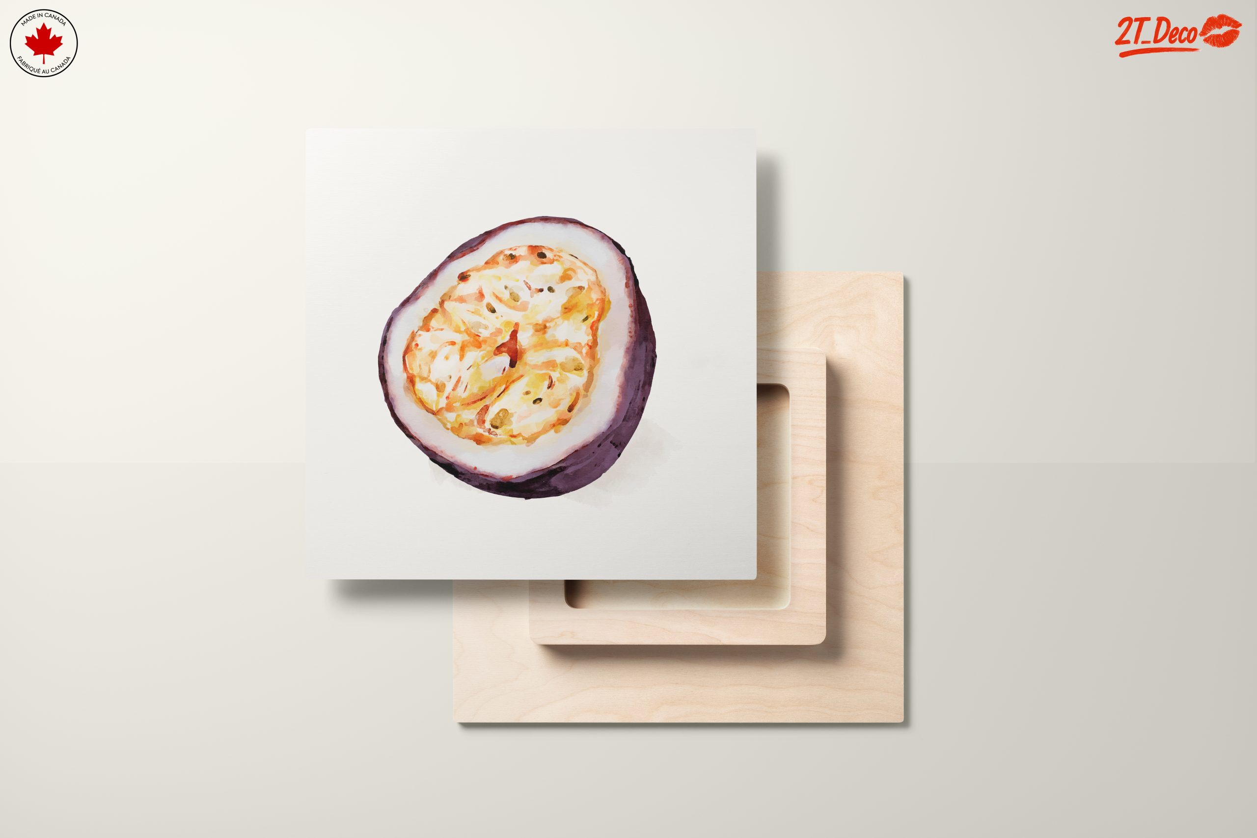 Stylized Abstract Passion Fruit Art - Image 11