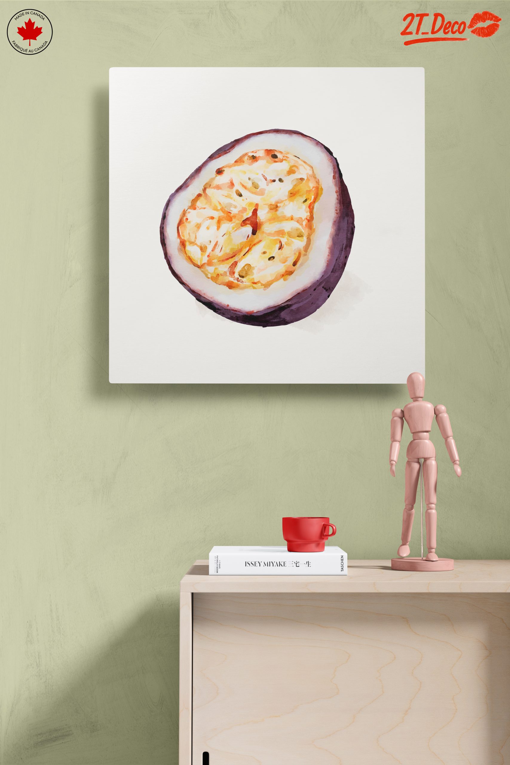 Stylized Abstract Passion Fruit Art - Image 14