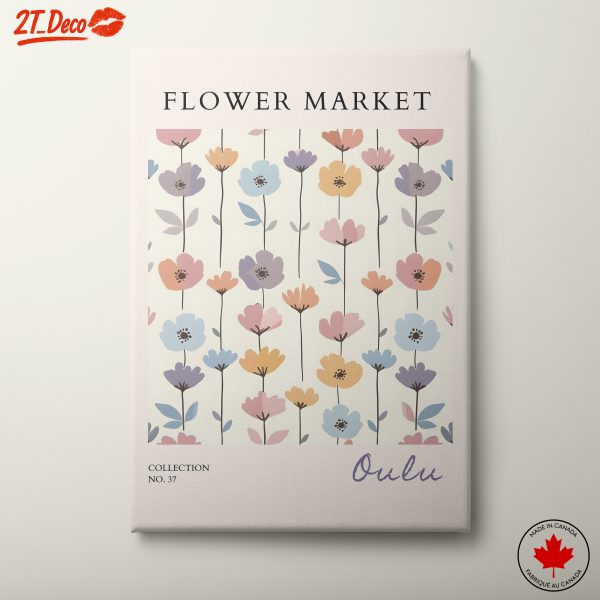 Colorful Flower Market Pattern Art