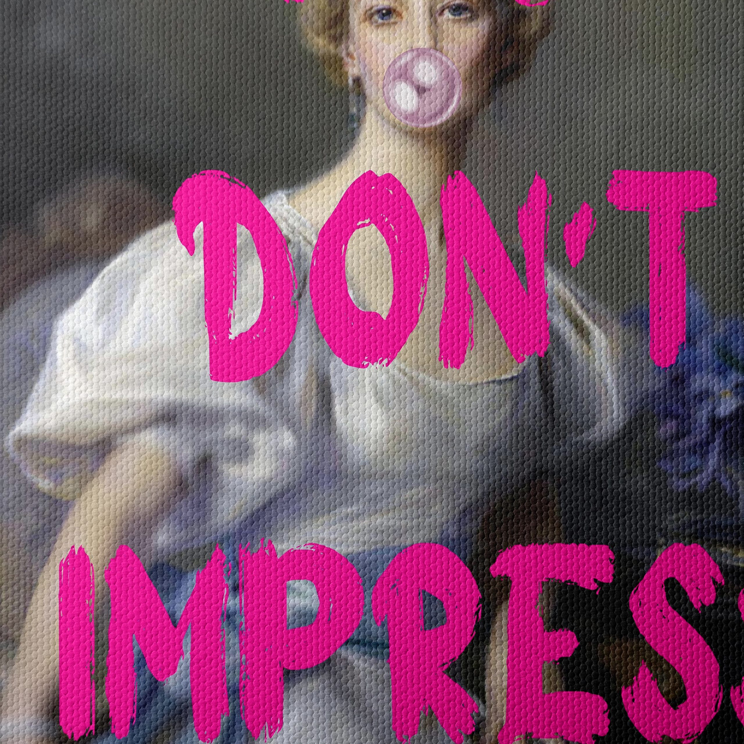 Modern Portrait with Bold Text - Image 4