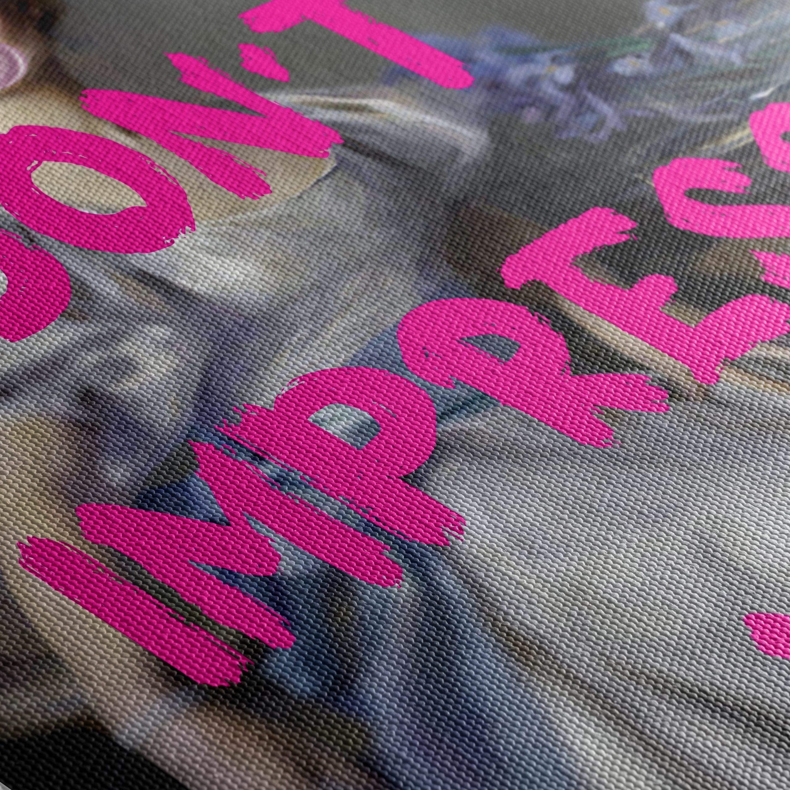 Modern Portrait with Bold Text - Image 5