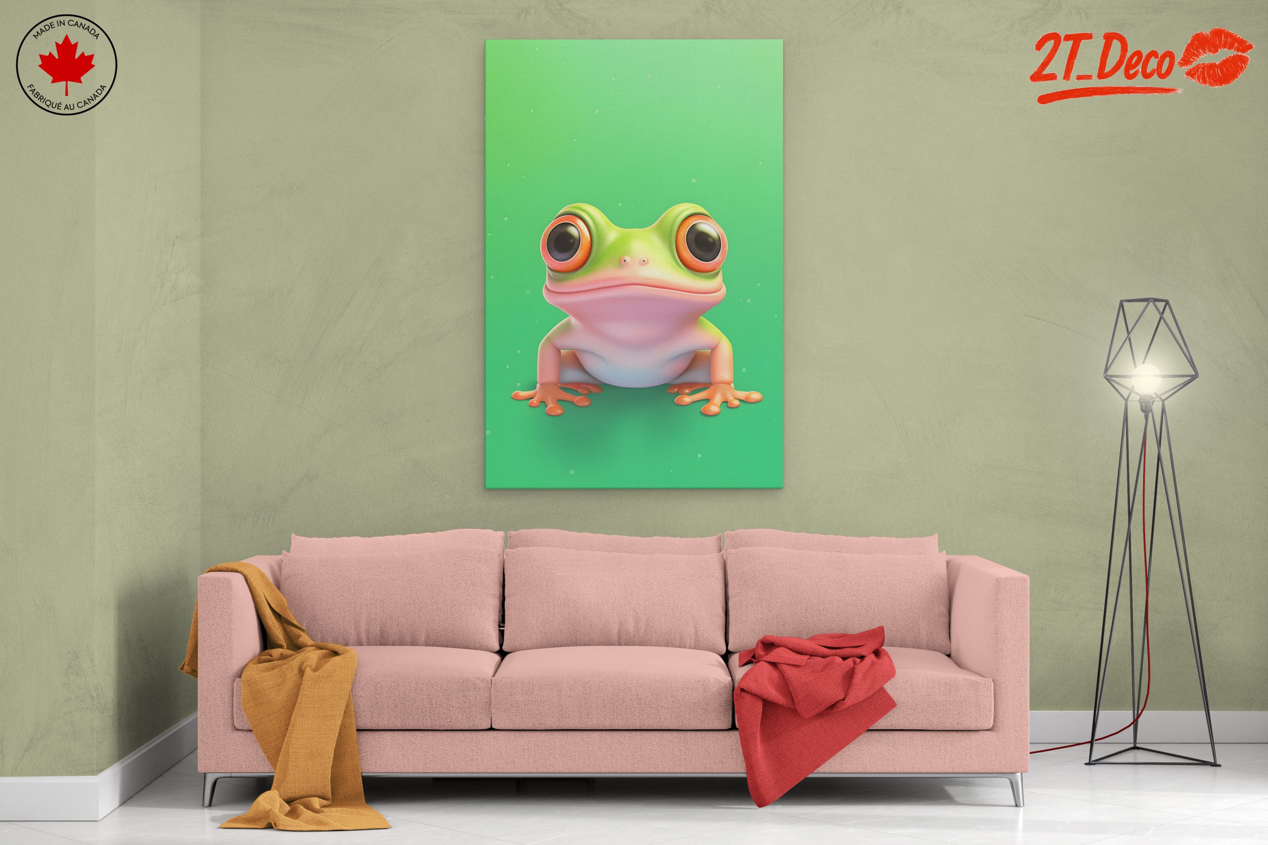 Cute Cartoon Frog Character Illustration - Image 2