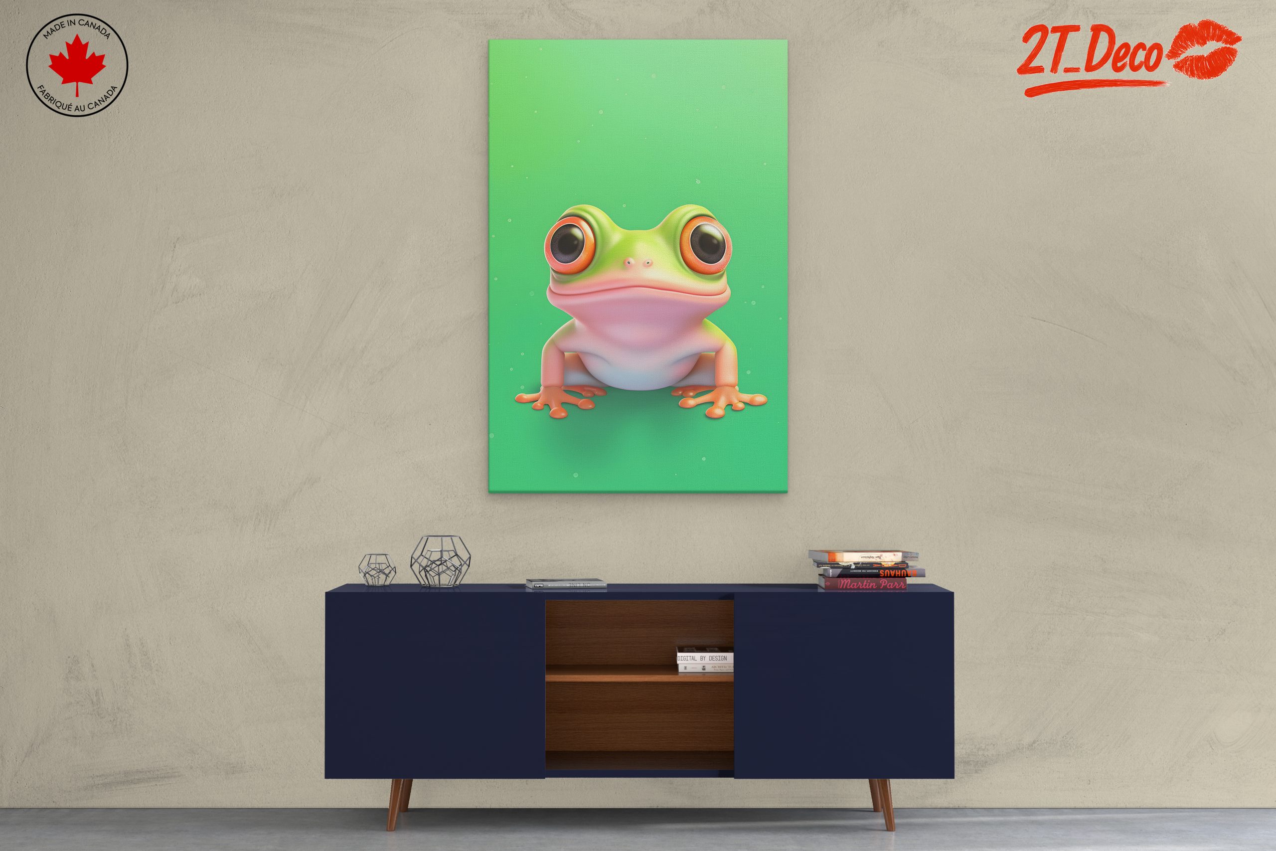 Cute Cartoon Frog Character Illustration - Image 3
