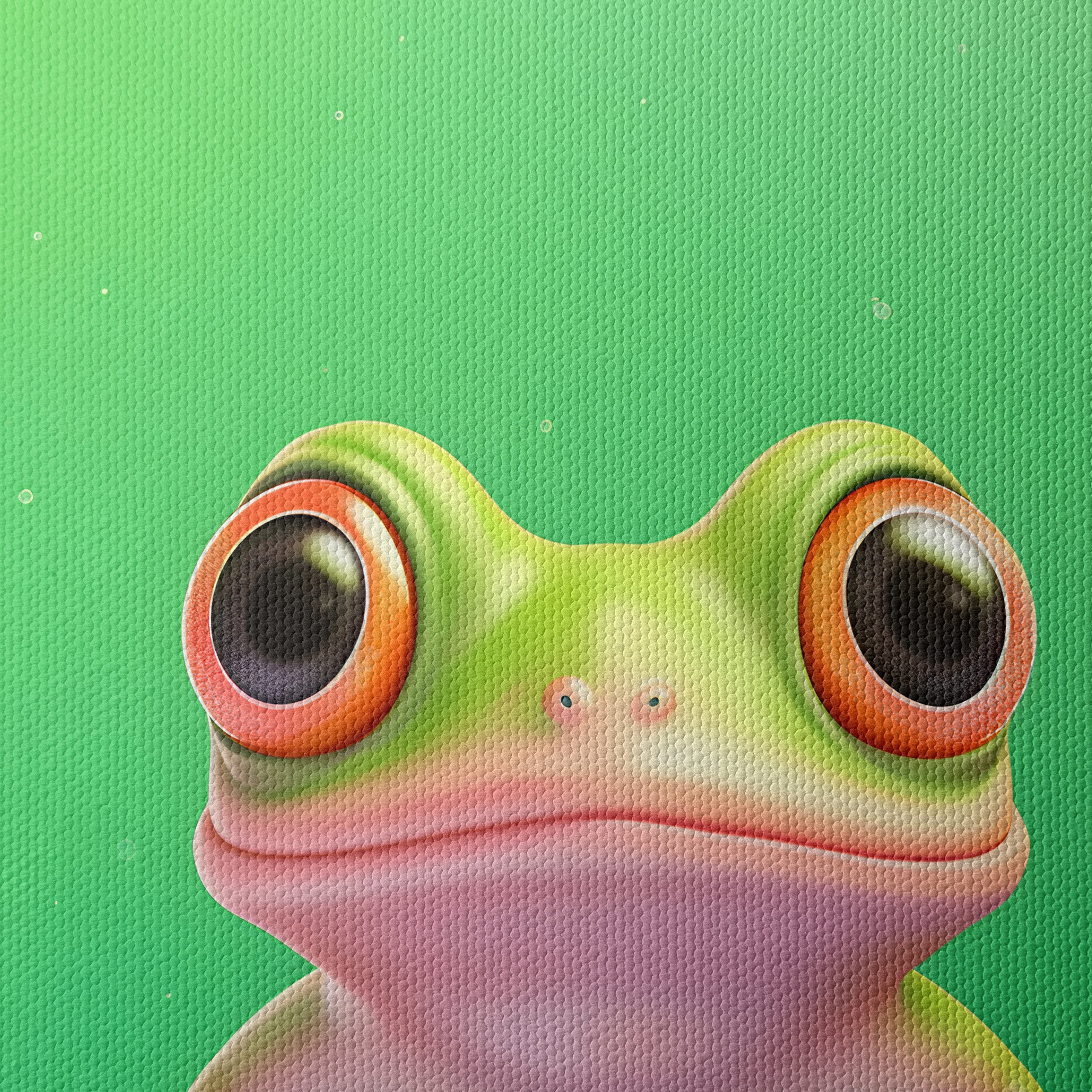 Cute Cartoon Frog Character Illustration - Image 4