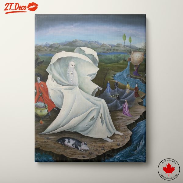 Surreal Fantasy Character Landscape Art