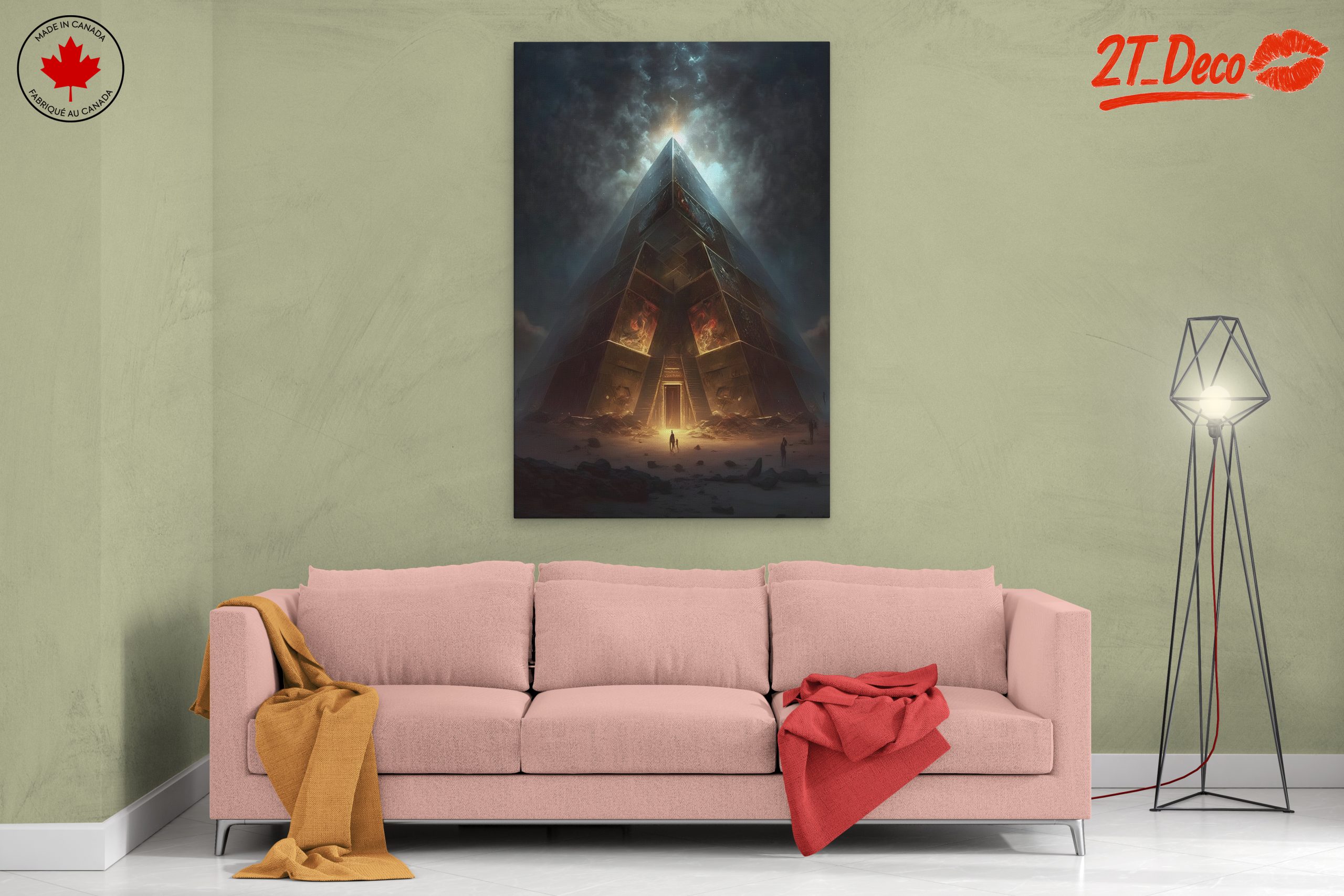 Mysterious Ancient Egyptian Pyramid Landscape - Image 2