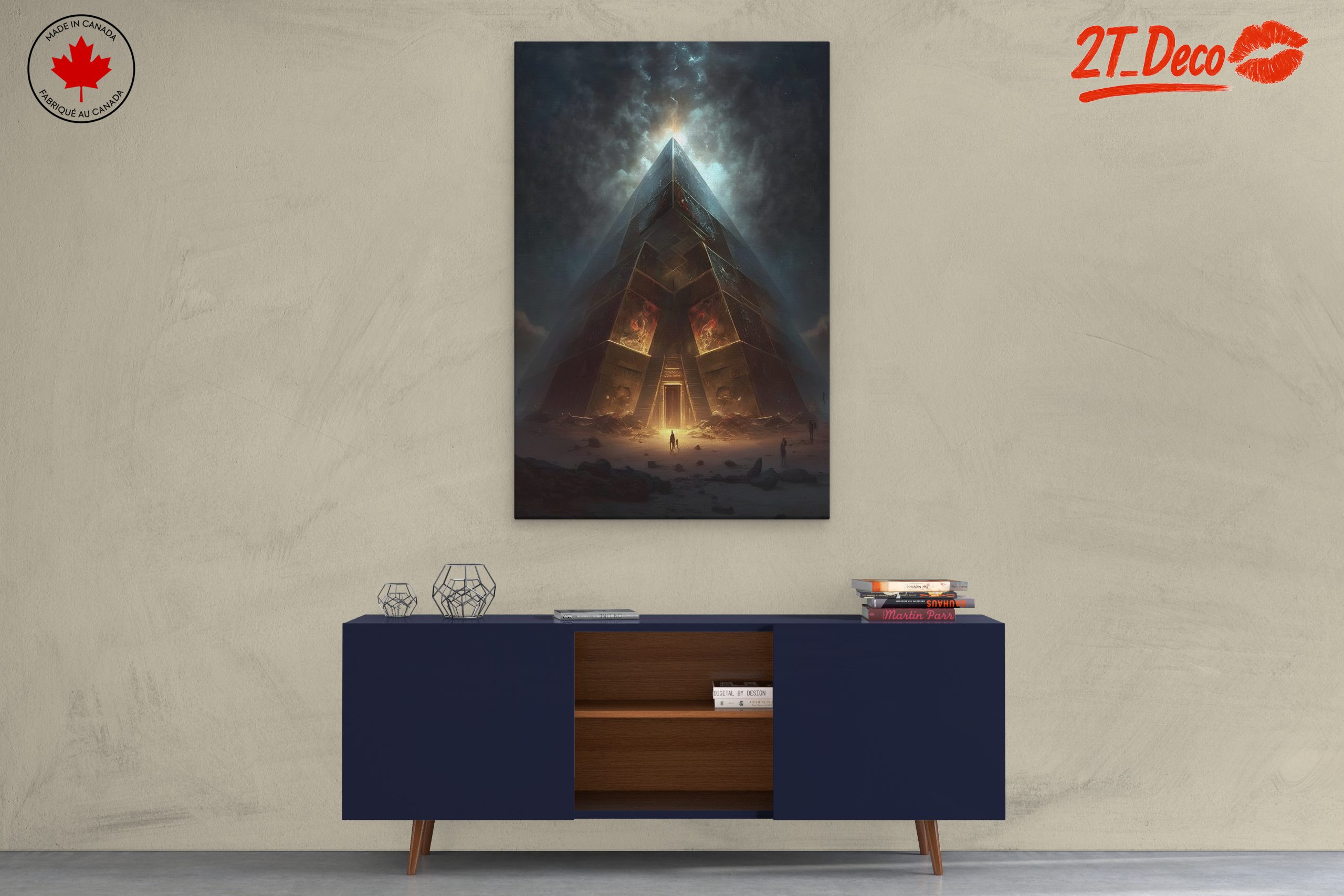 Mysterious Ancient Egyptian Pyramid Landscape - Image 3