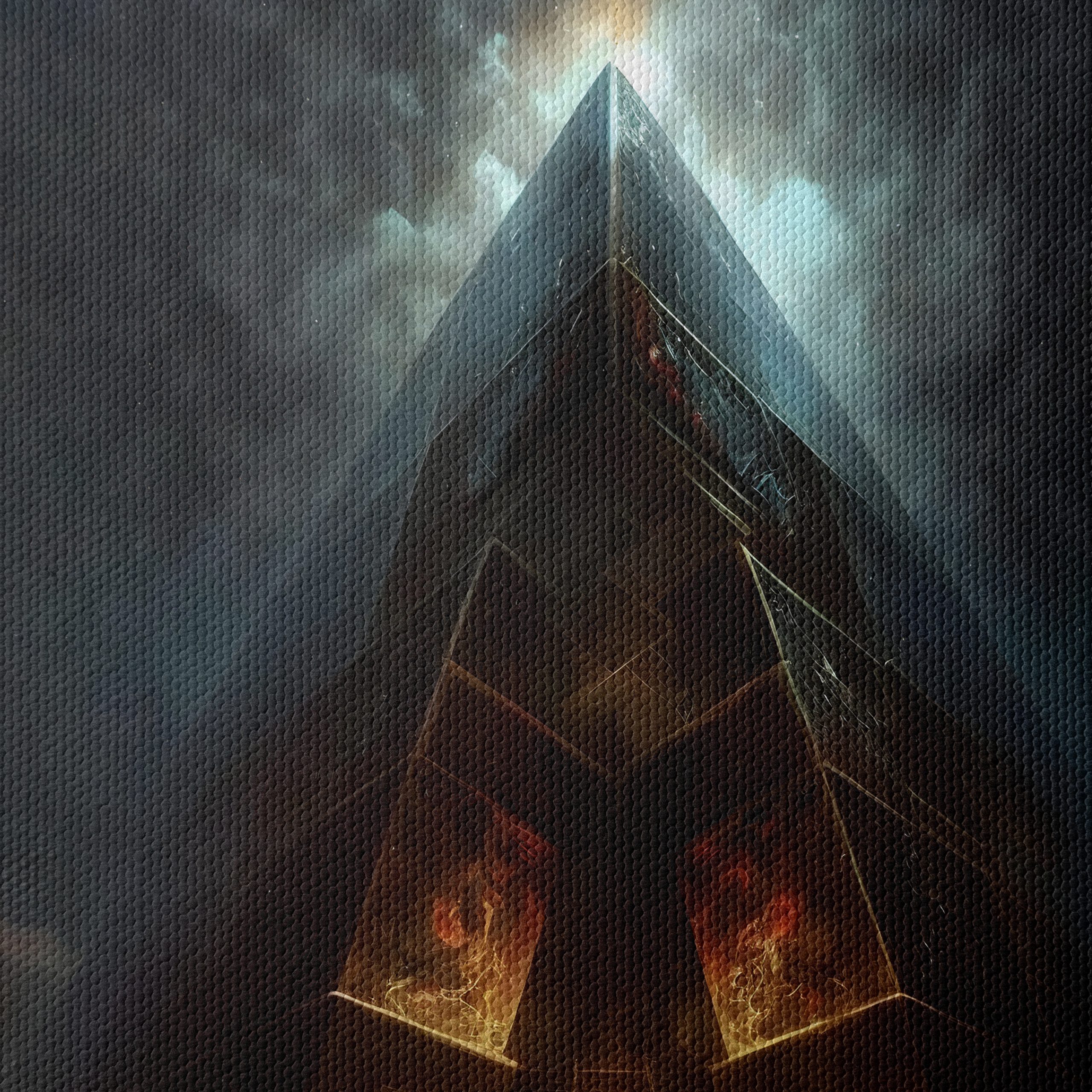Mysterious Ancient Egyptian Pyramid Landscape - Image 4