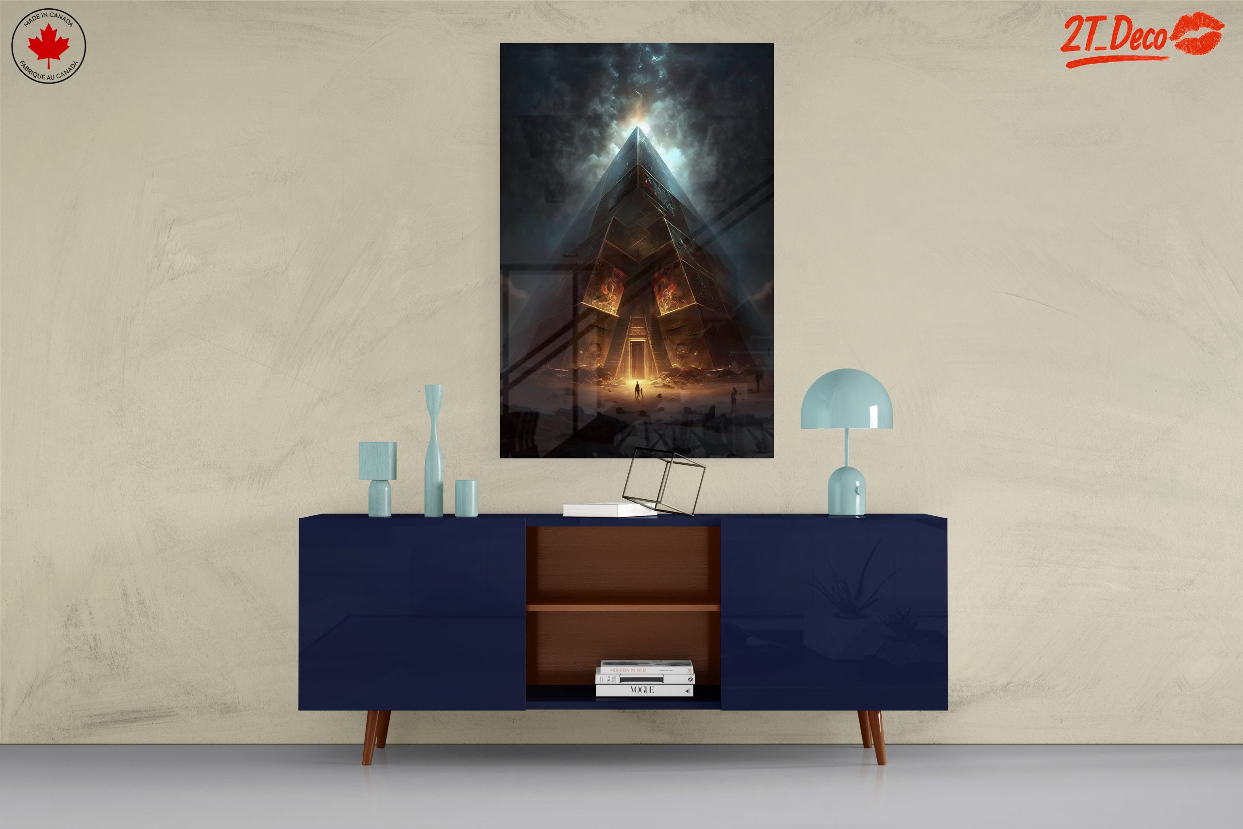 Mysterious Ancient Egyptian Pyramid Landscape - Image 8