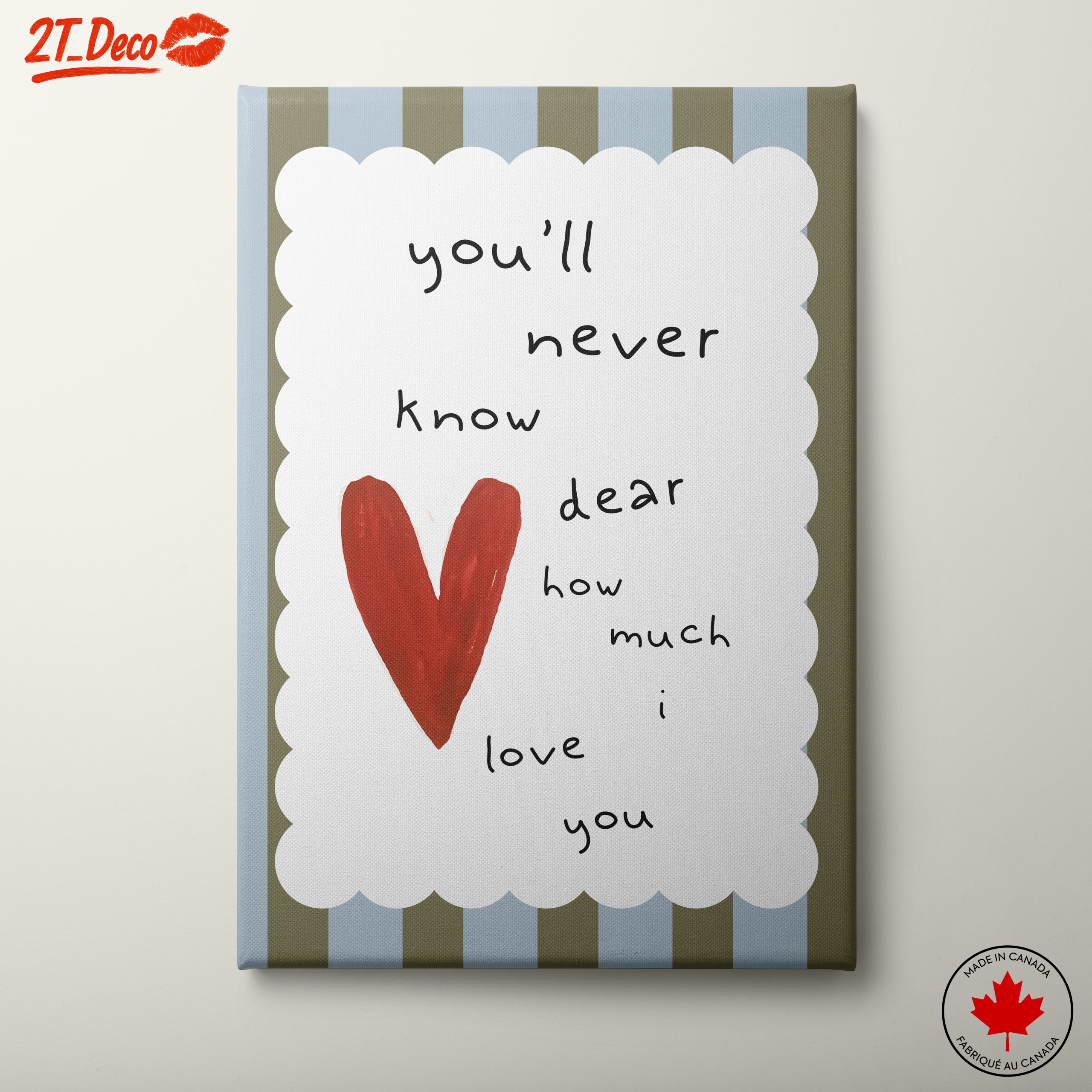 Heartfelt Love Quote Art