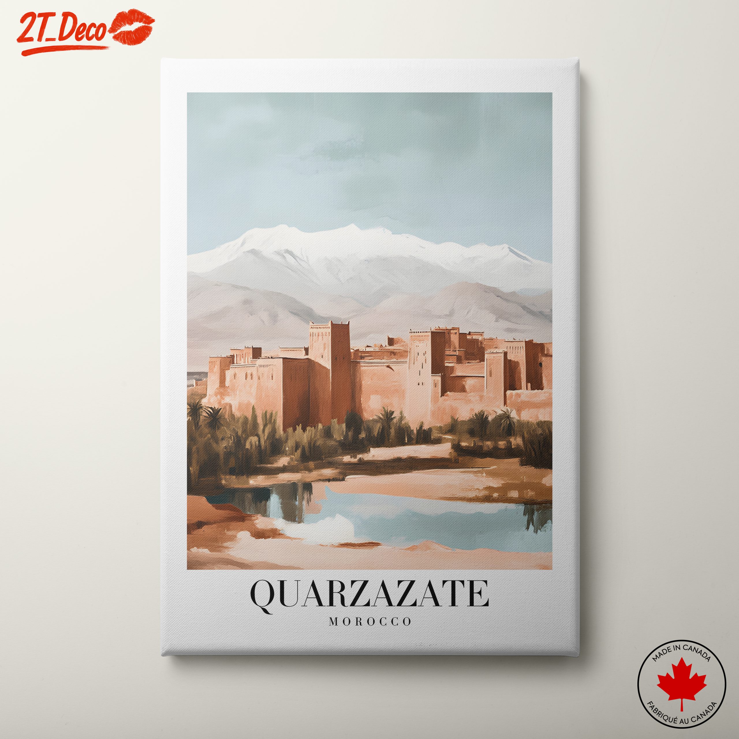 Quarzazate in Morocco Artistic Landscape
