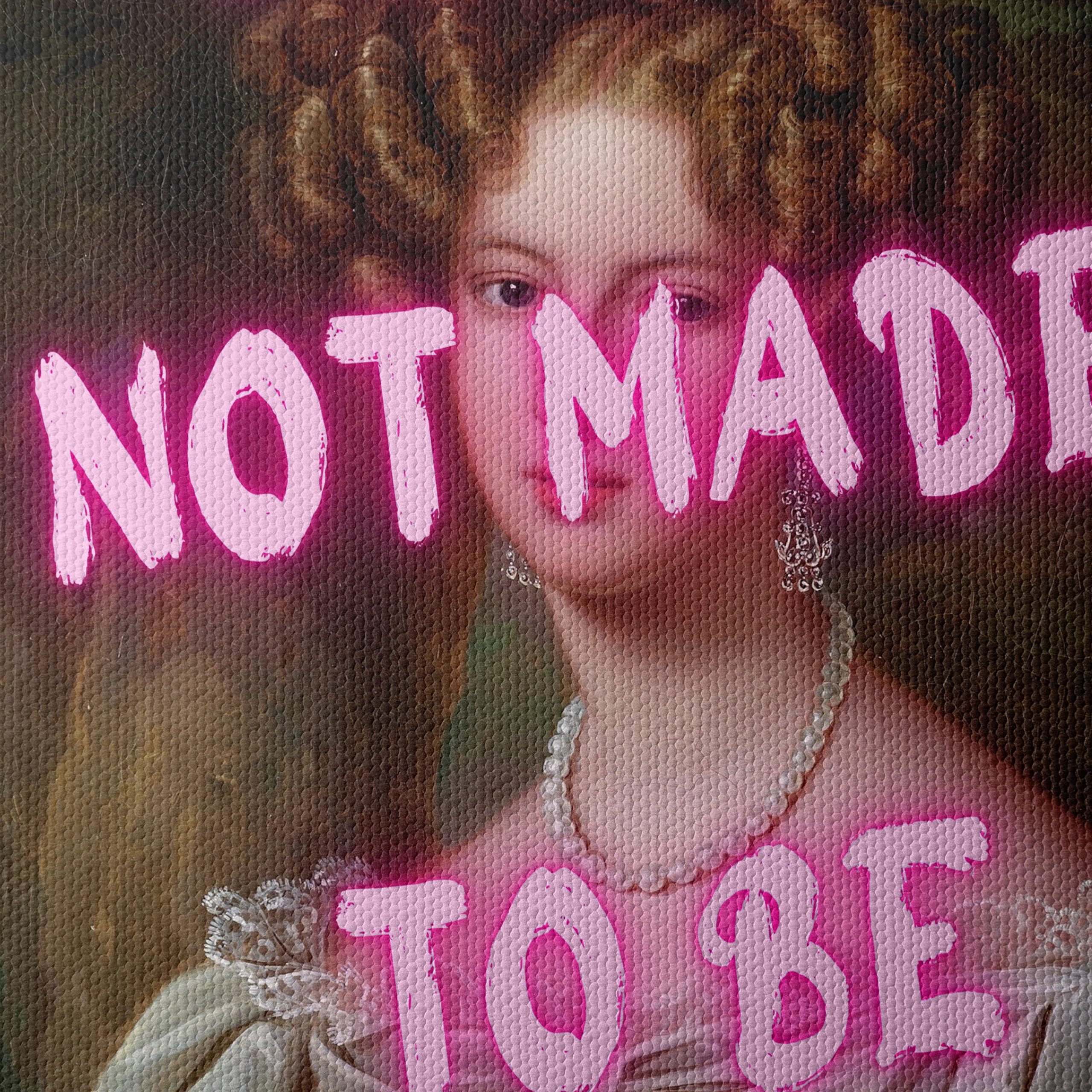 Bold Contemporary Portrait with Quote - Image 4