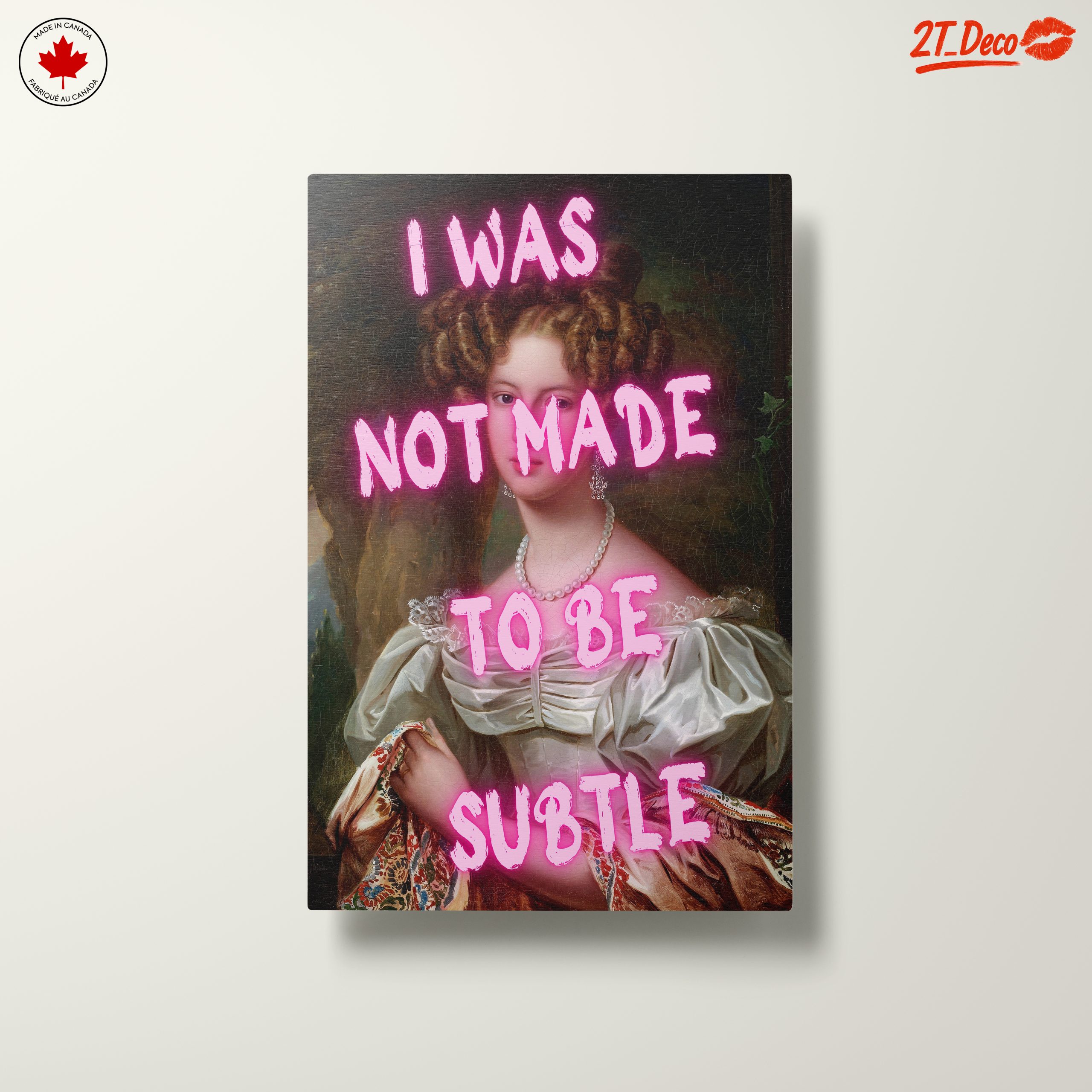 Bold Contemporary Portrait with Quote - Image 10