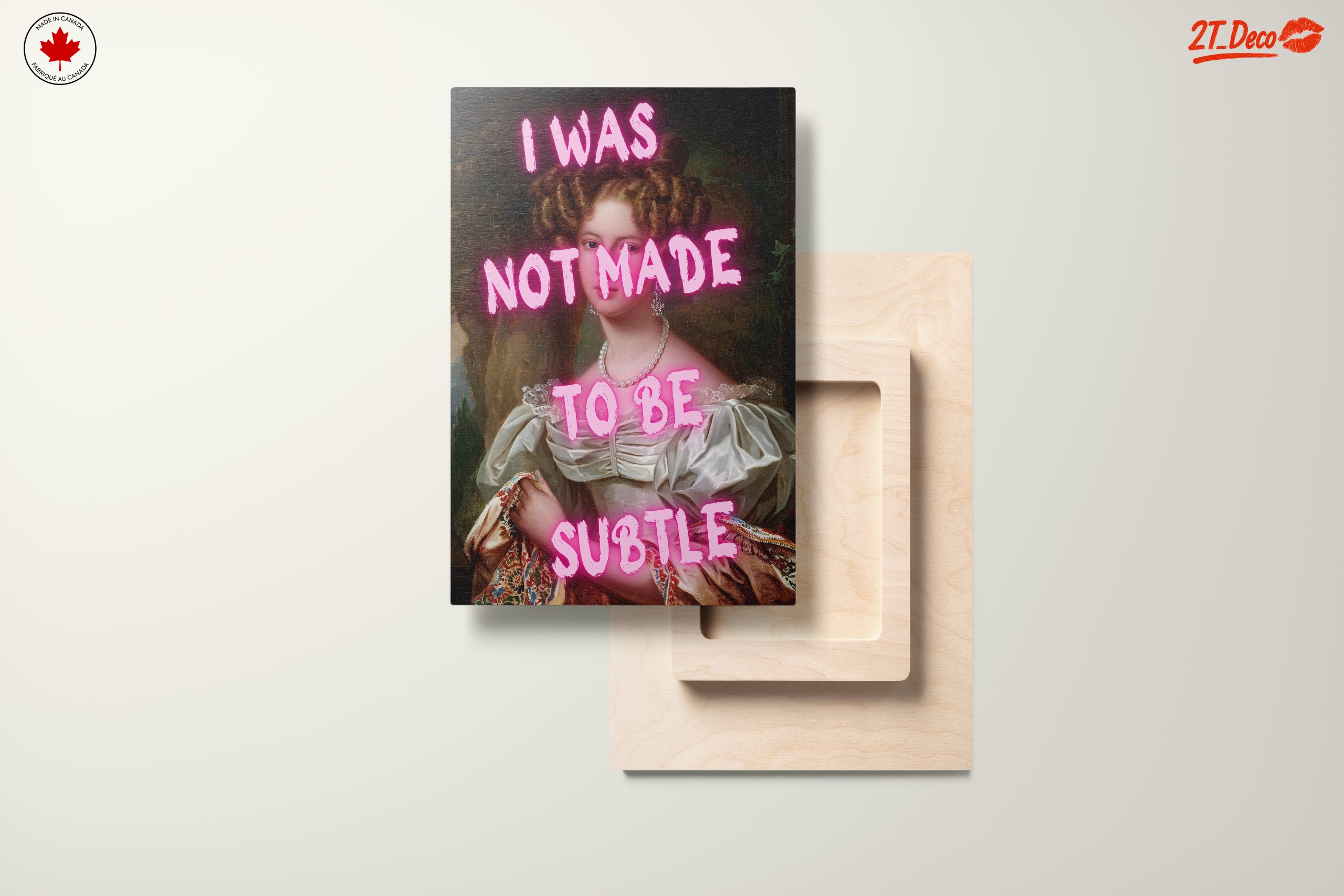 Bold Contemporary Portrait with Quote - Image 11