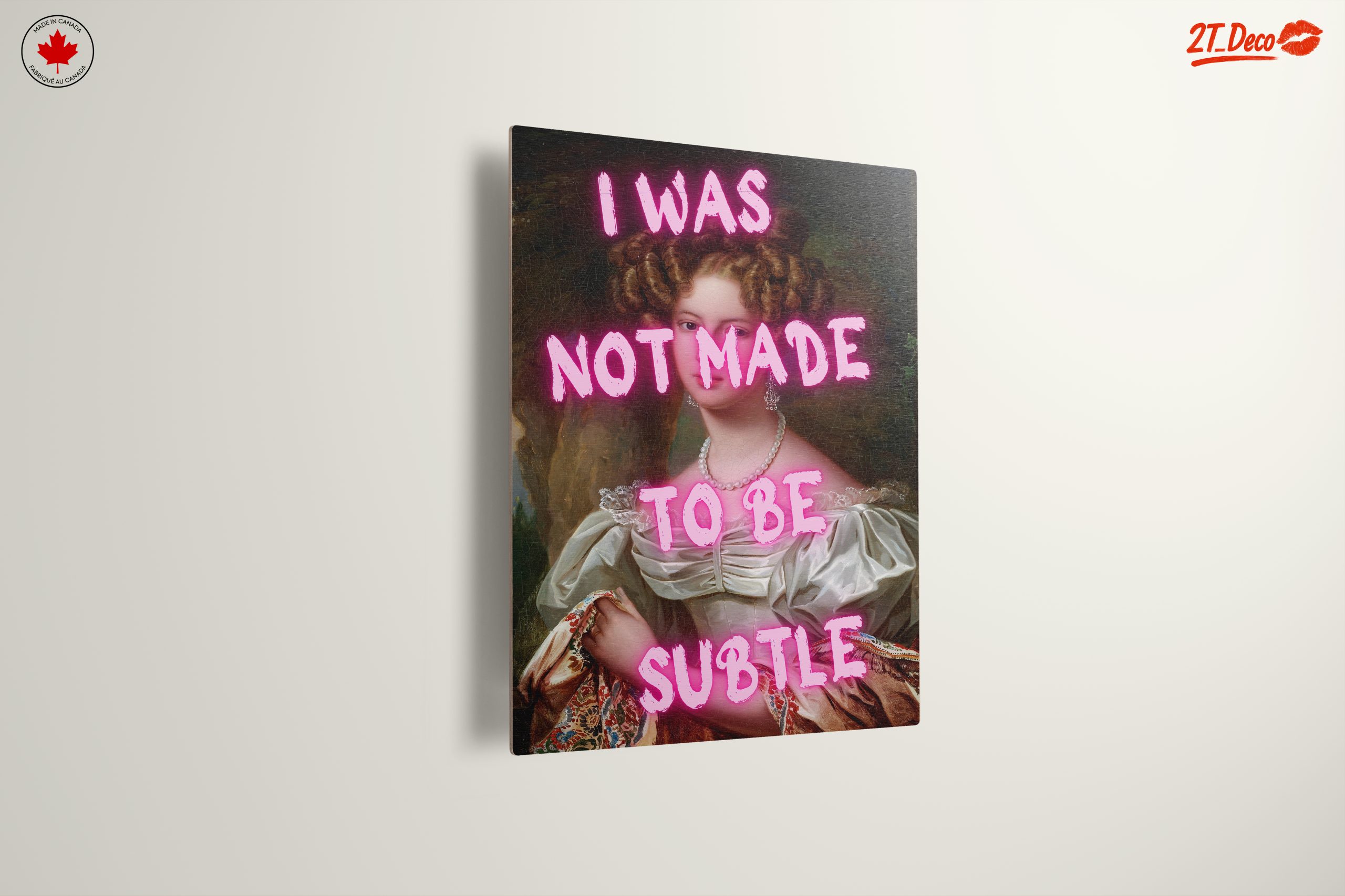Bold Contemporary Portrait with Quote - Image 13
