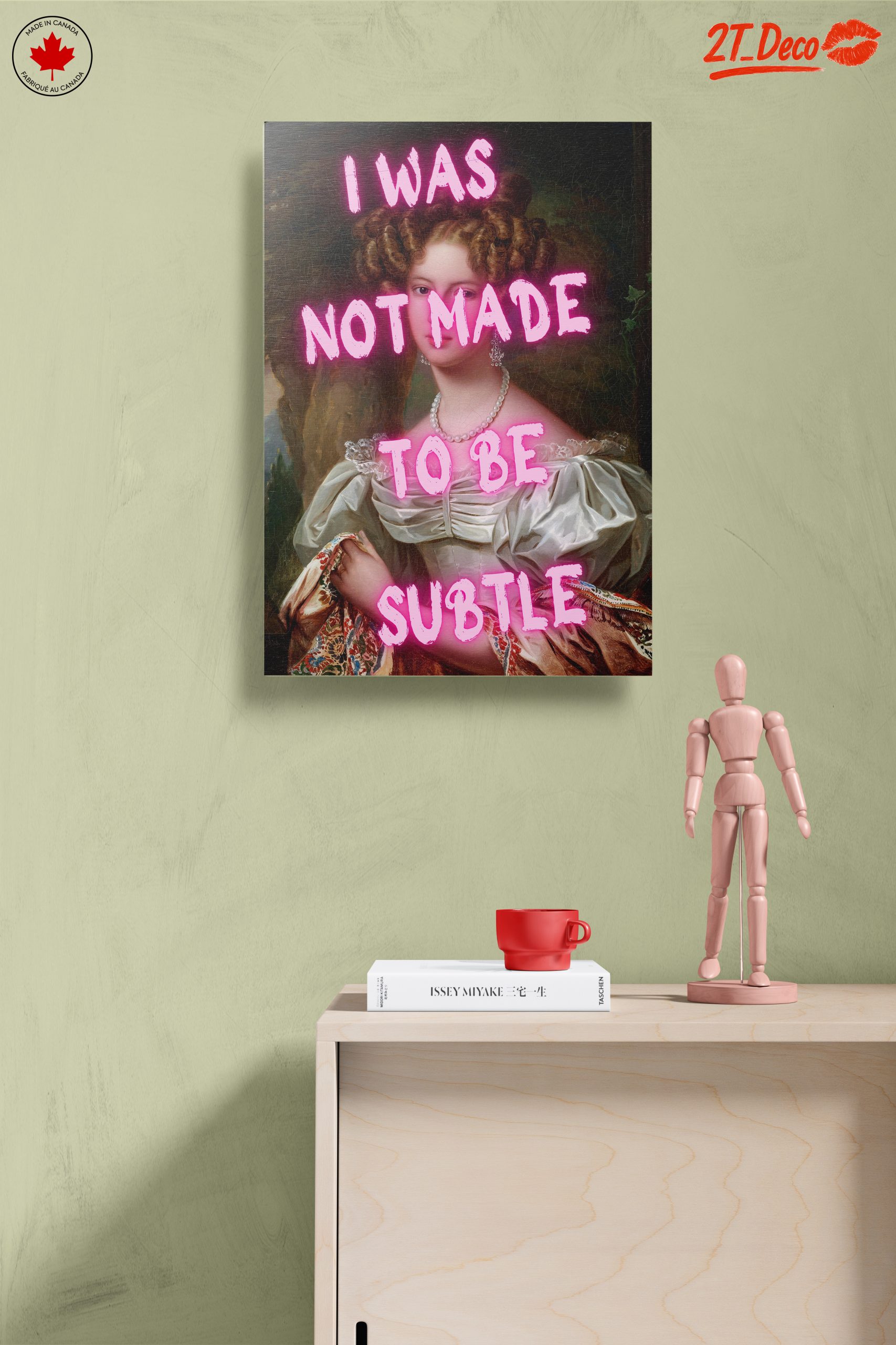 Bold Contemporary Portrait with Quote - Image 14