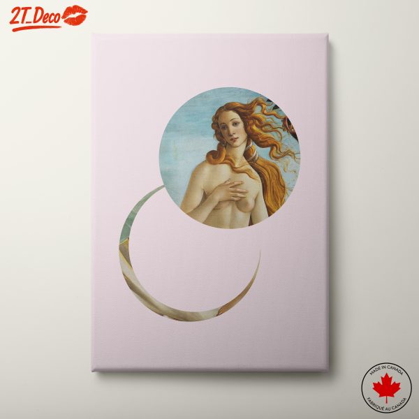 Modern Venus Figure in Circular Composition