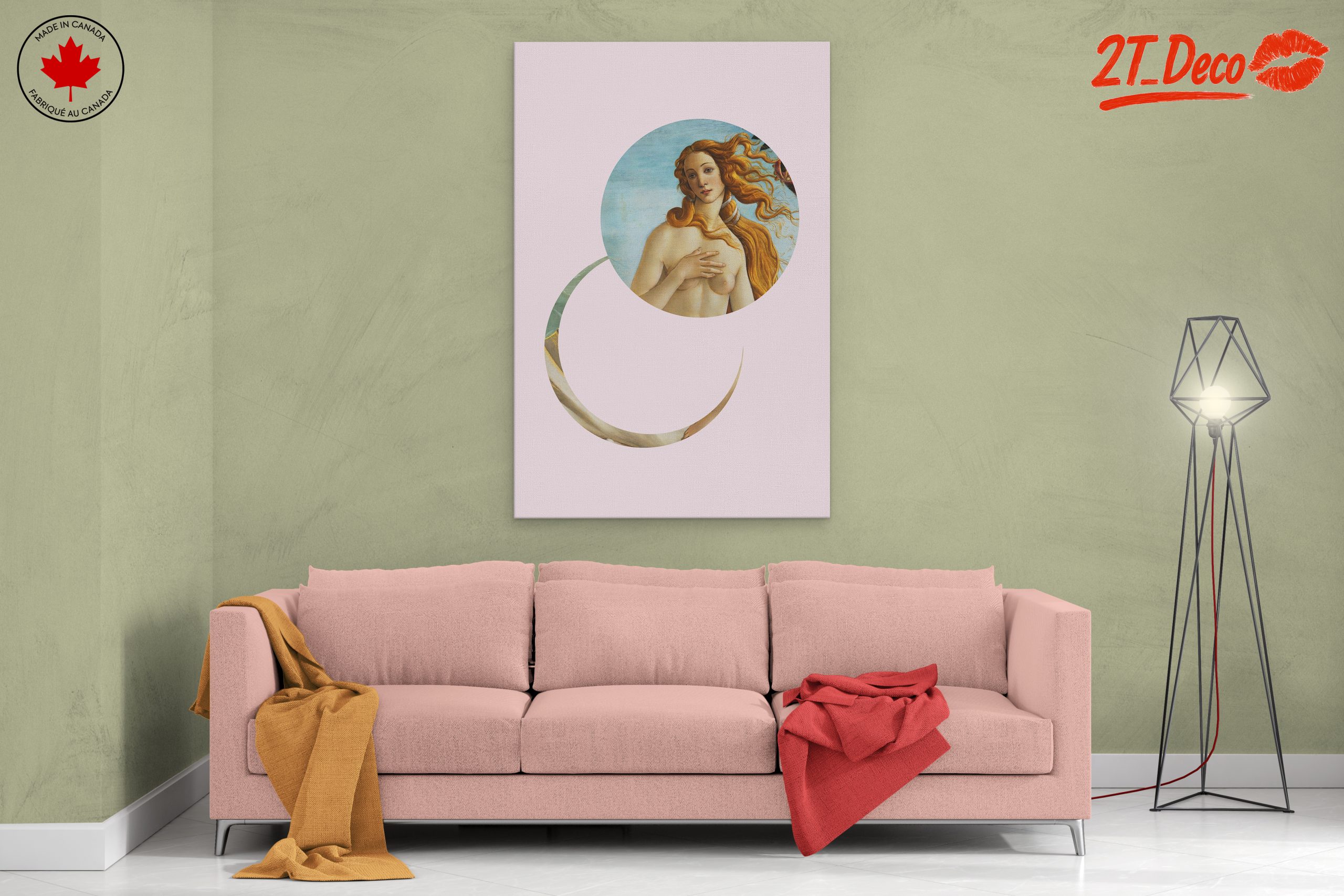 Modern Venus Figure in Circular Composition - Image 2