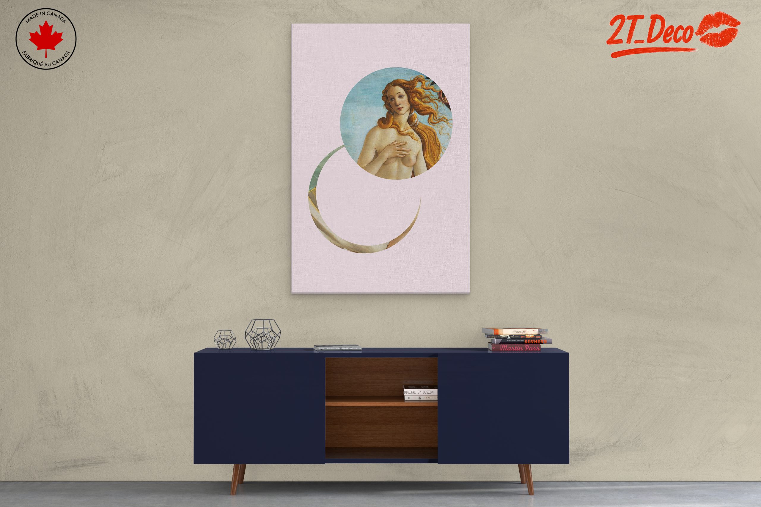 Modern Venus Figure in Circular Composition - Image 3