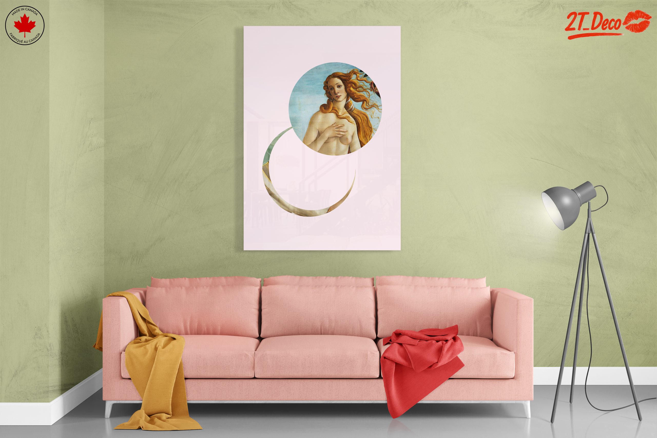 Modern Venus Figure in Circular Composition - Image 7