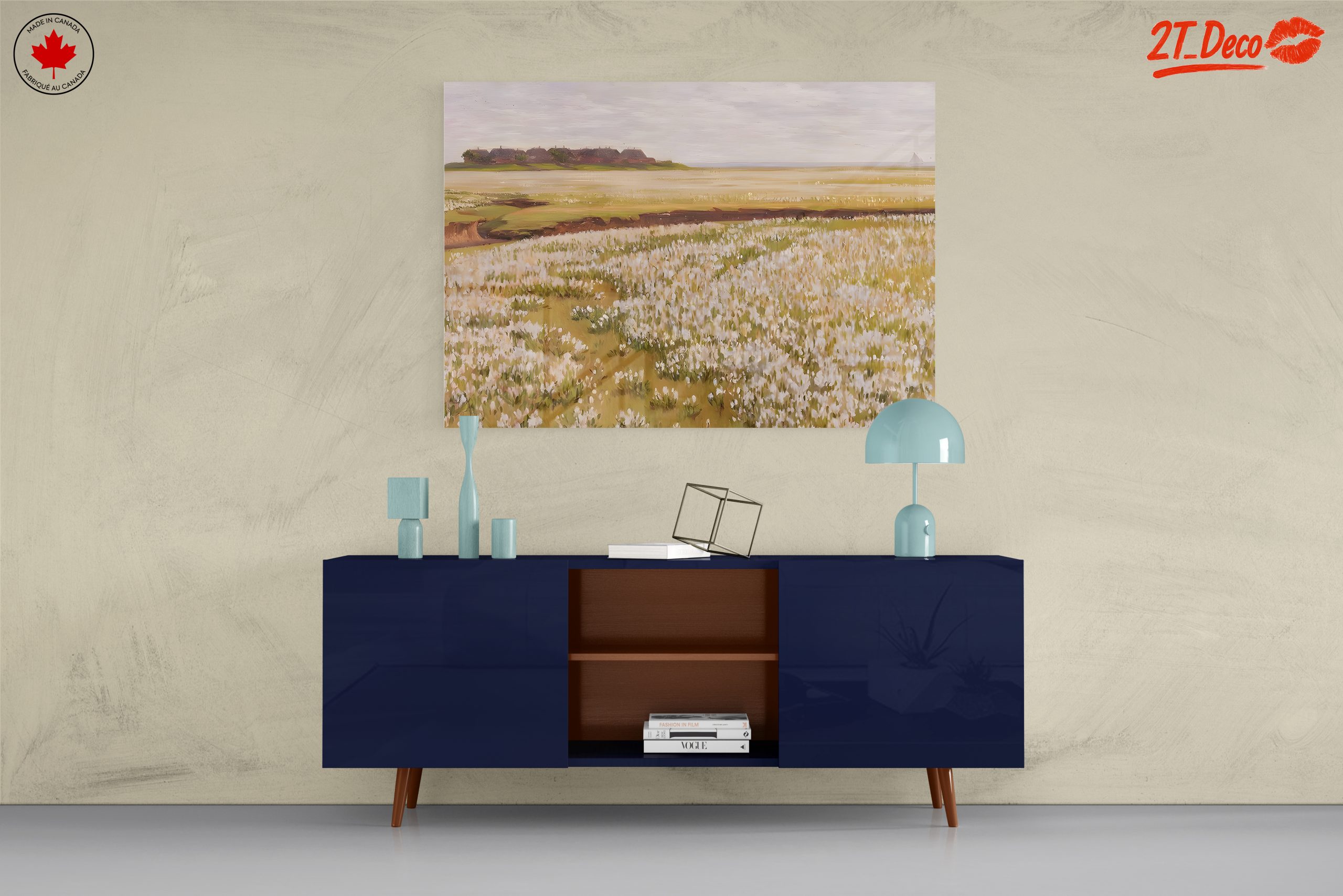 Serene Nature Landscape with Flowers - Image 8