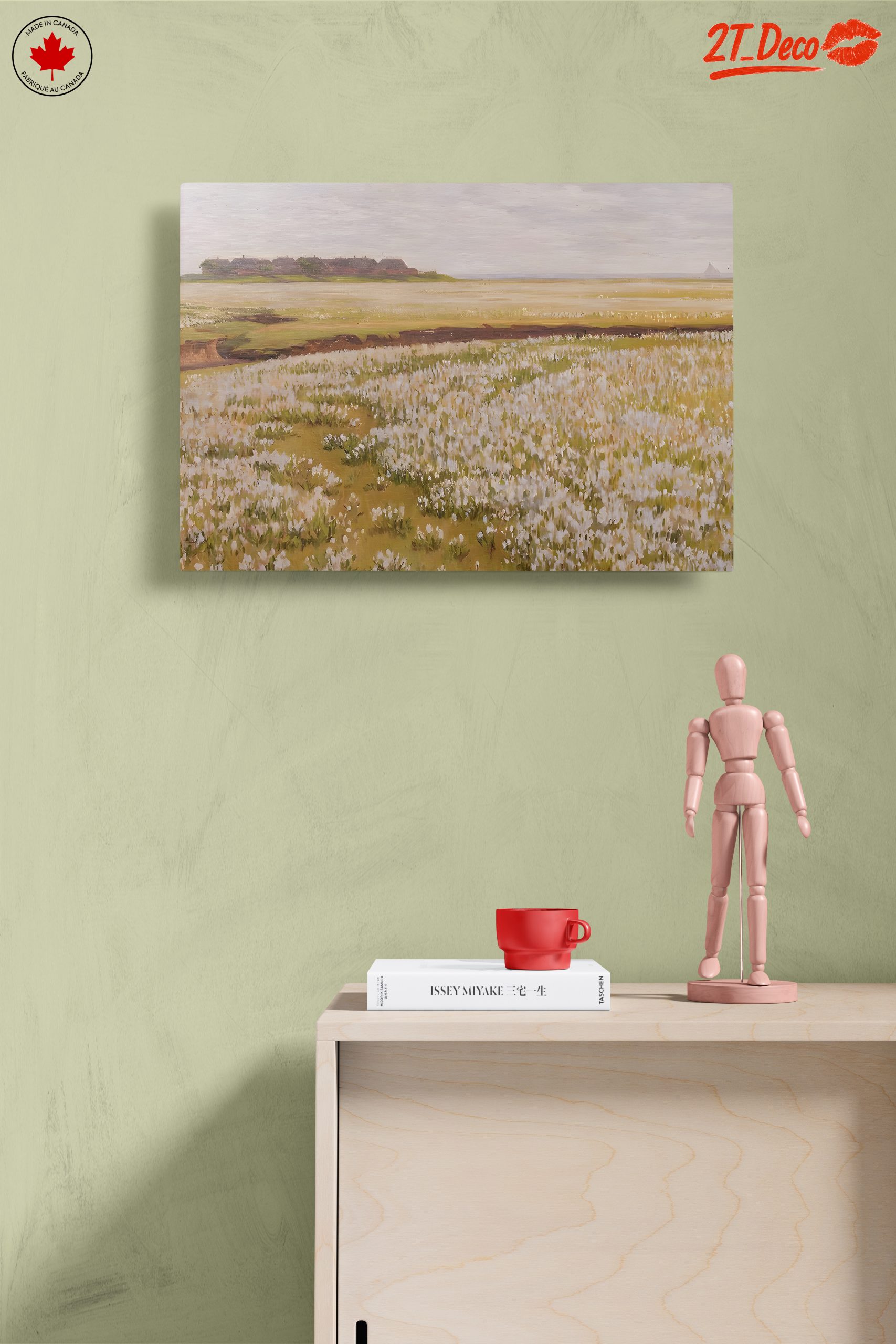 Serene Nature Landscape with Flowers - Image 14