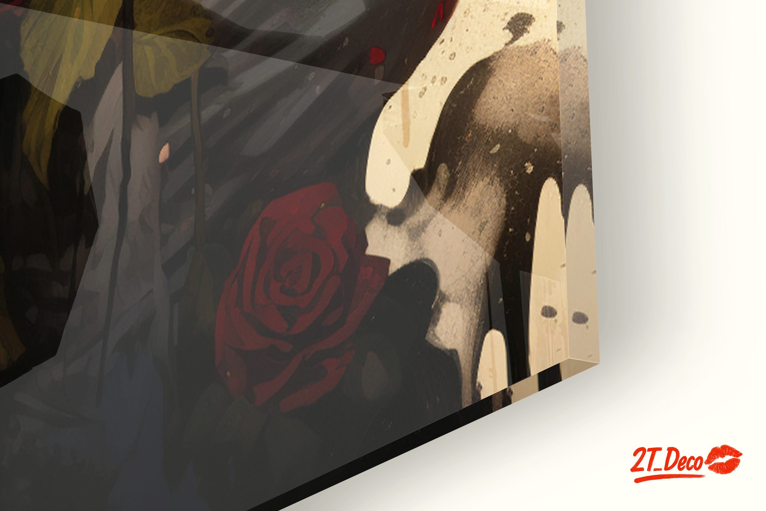 Stylized Character Art with Roses - Image 9