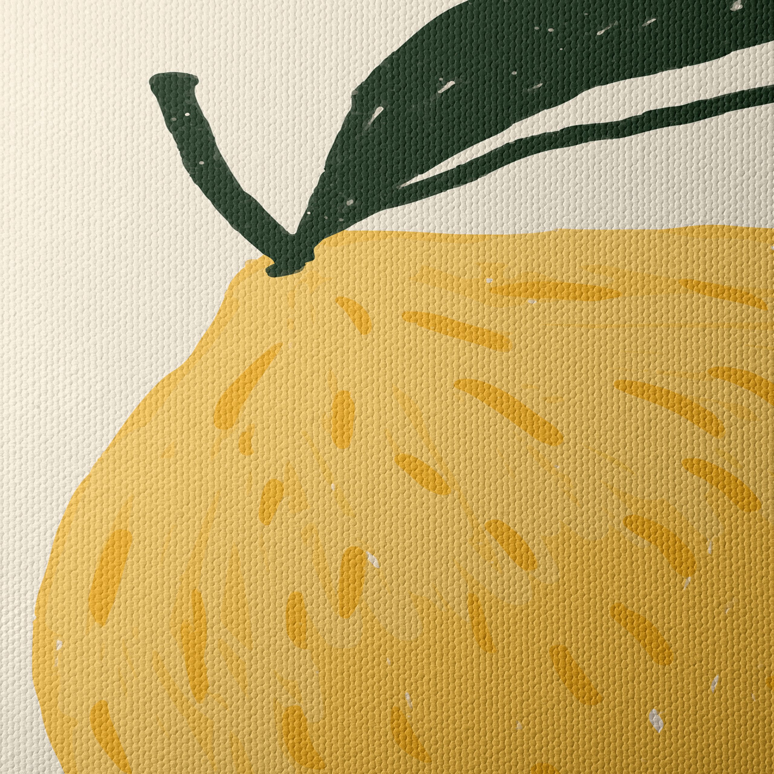 Stylized Lemon Abstract Food Art 2 - Image 4