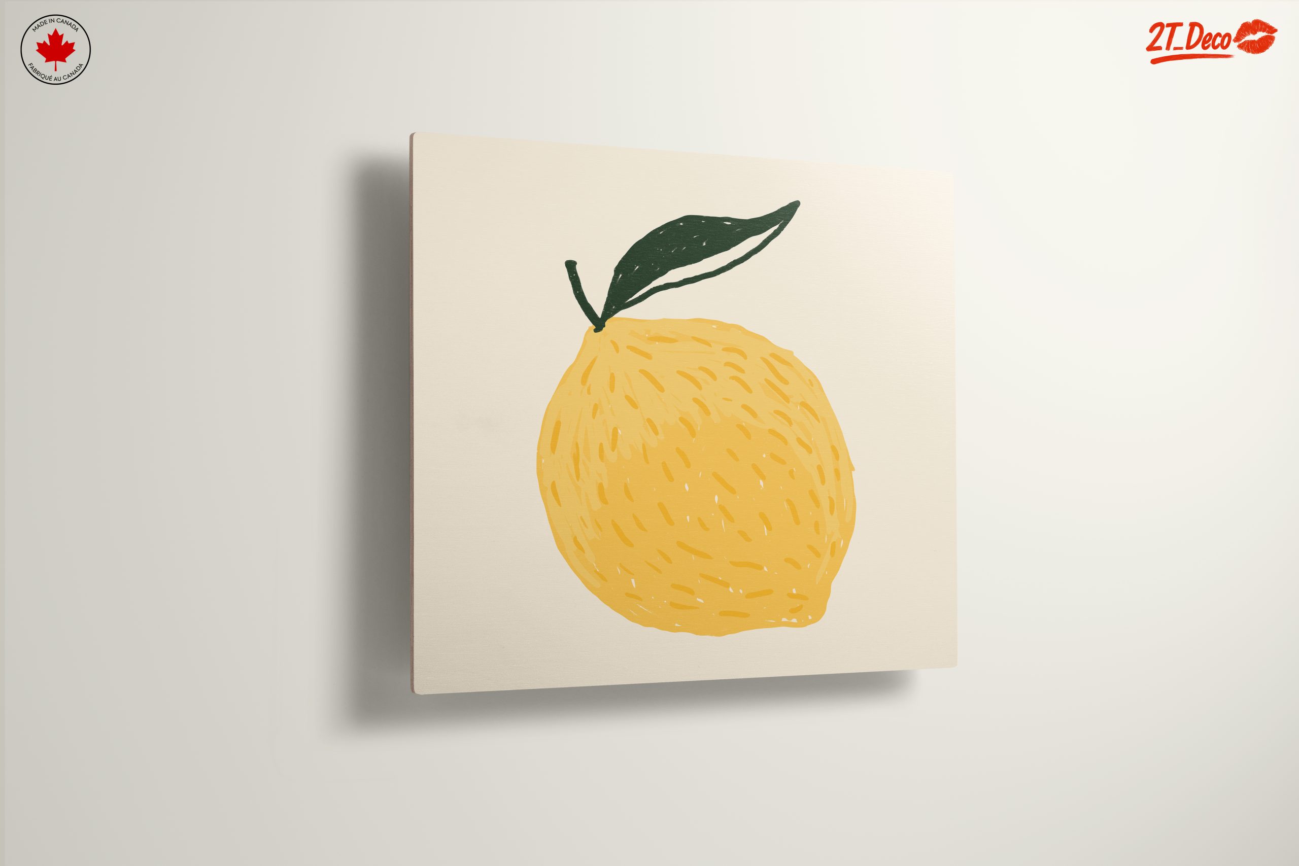 Stylized Lemon Abstract Food Art 2 - Image 13