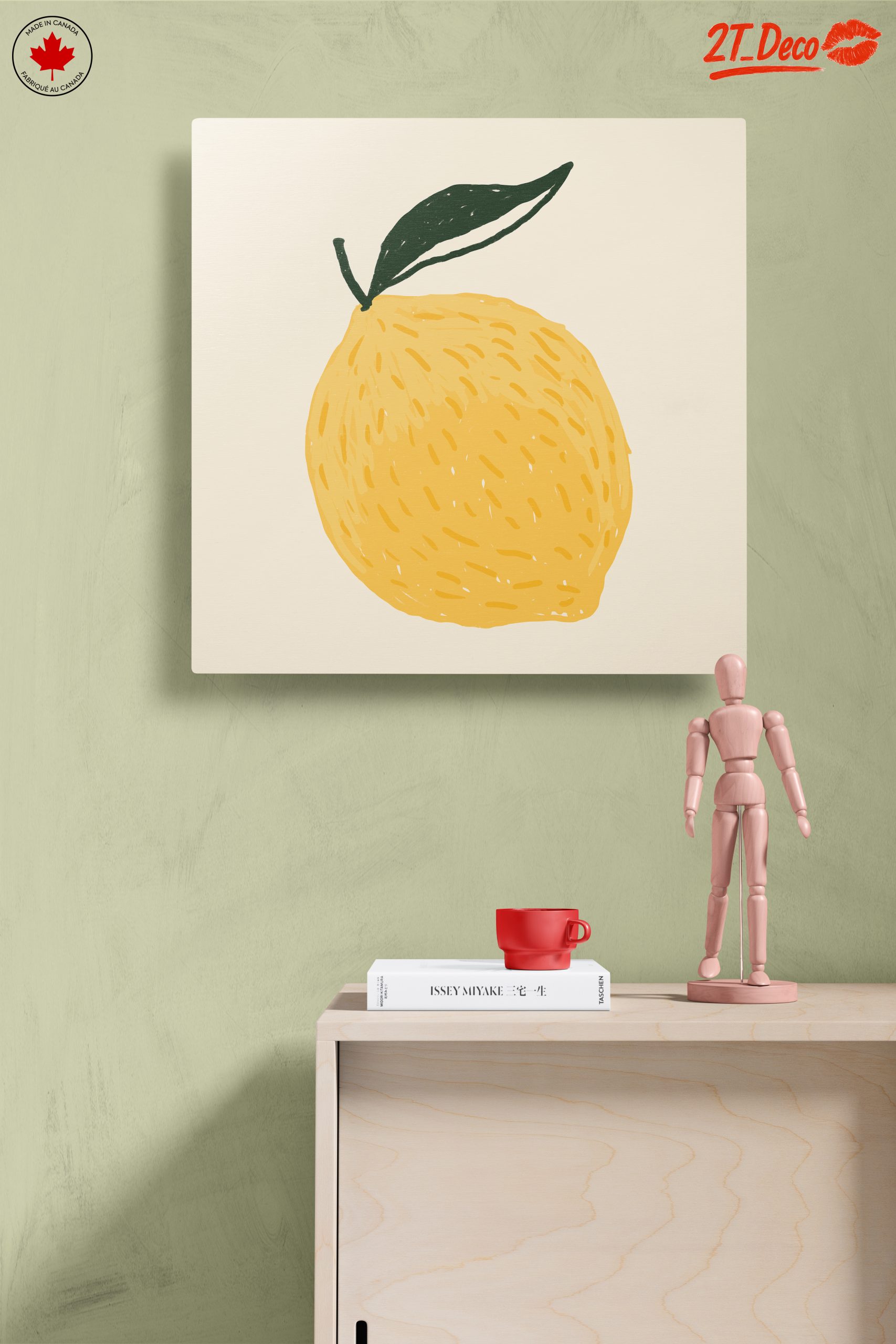 Stylized Lemon Abstract Food Art 2 - Image 14