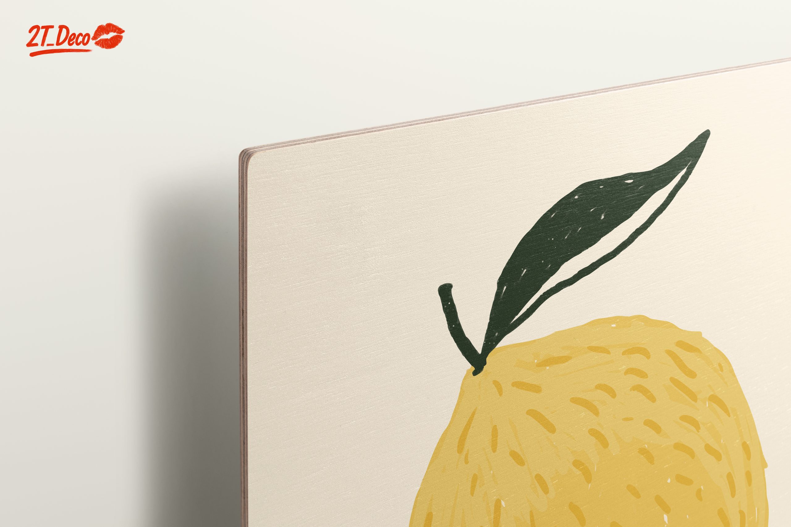 Stylized Lemon Abstract Food Art 2 - Image 15