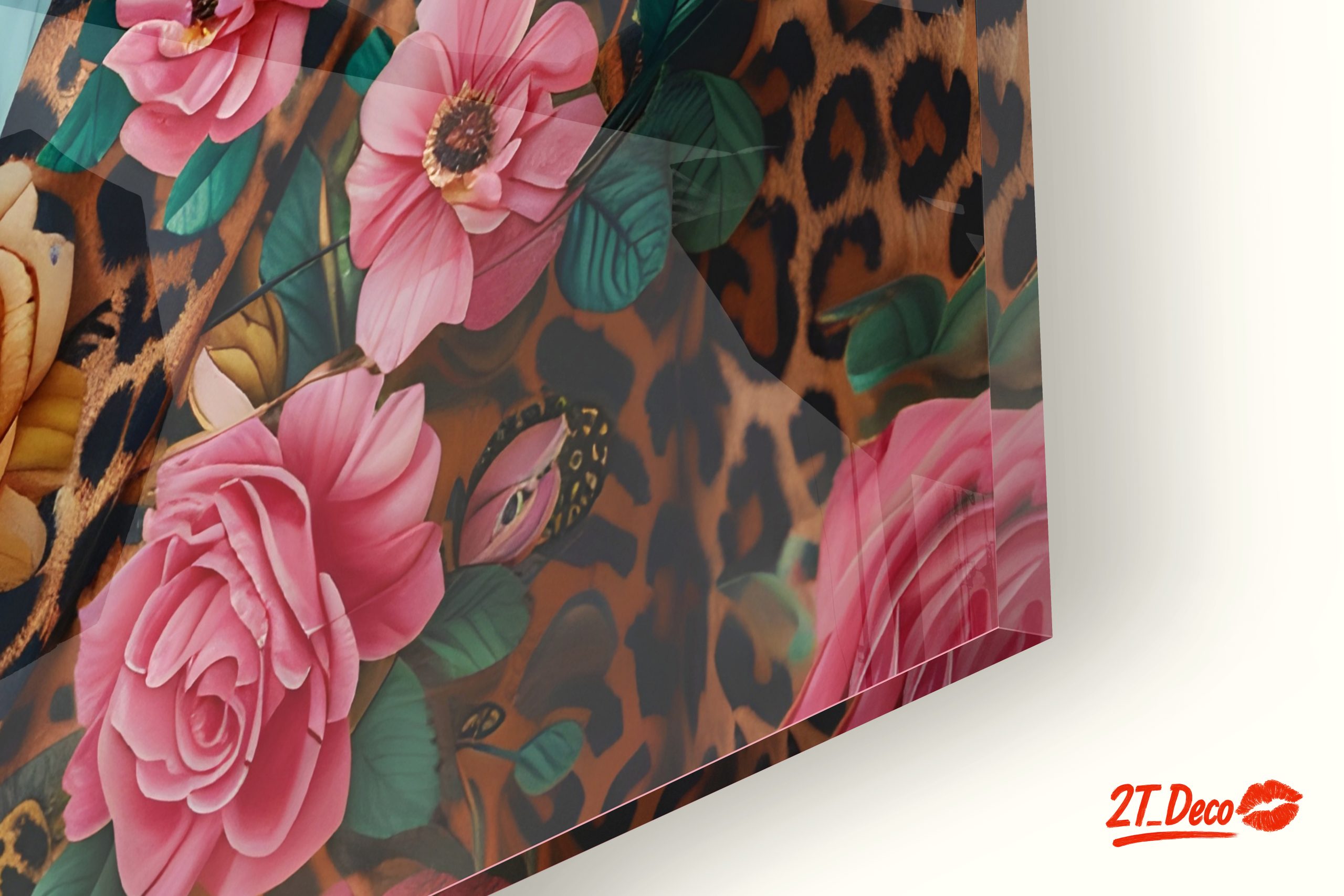 Stylized Leopard in Floral Suit - Image 9