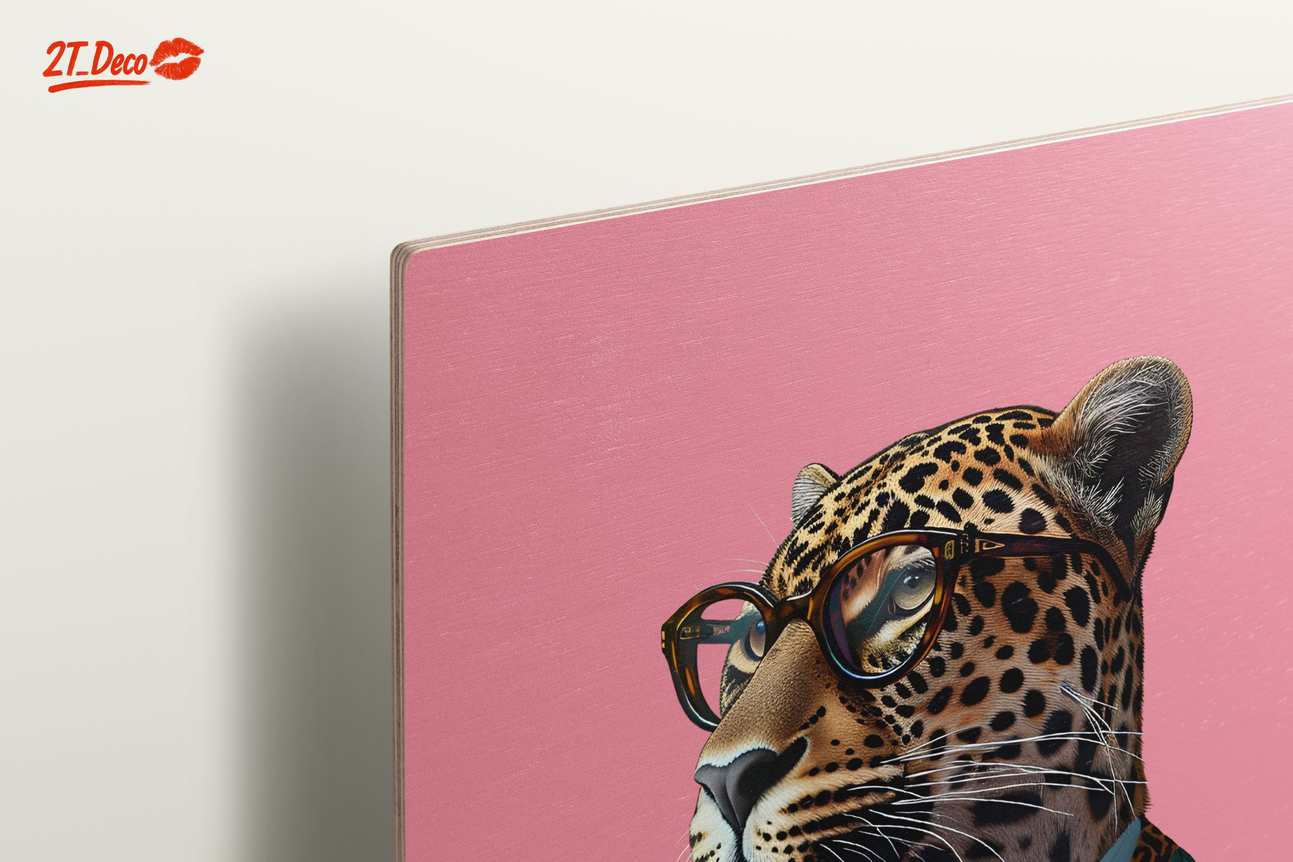 Stylized Leopard in Floral Suit - Image 15