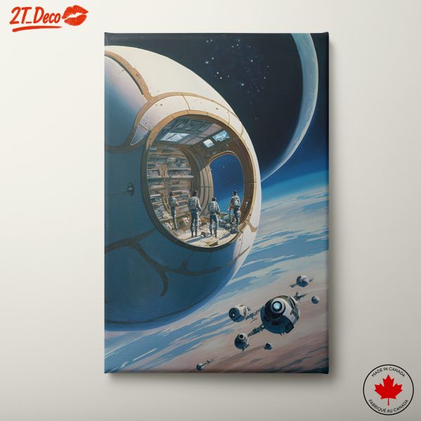Futuristic Space Exploration Art 2