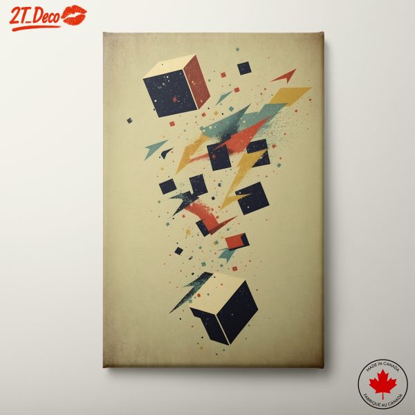 Vibrant Dynamic Abstract Art Composition 6