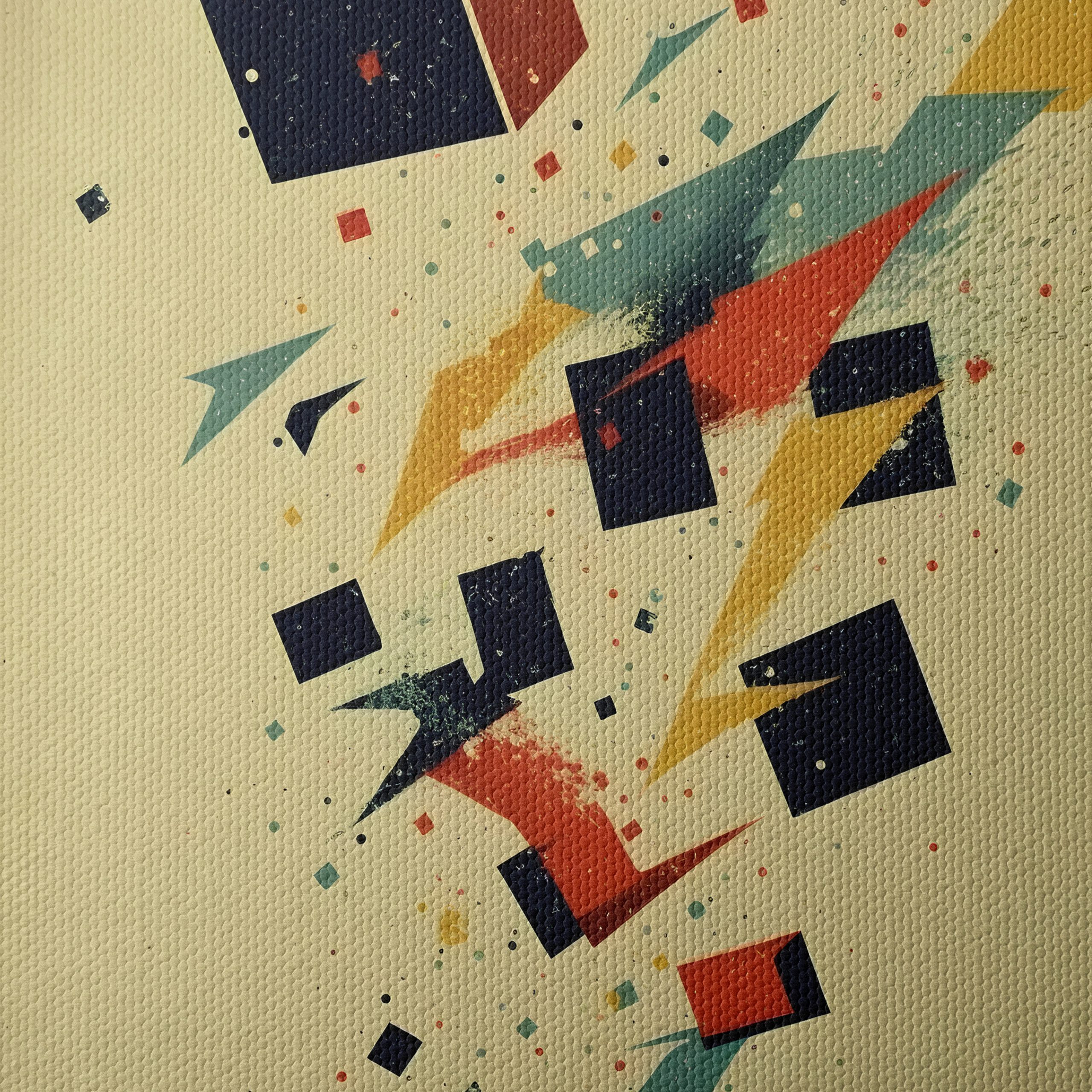 Vibrant Dynamic Abstract Art Composition 6 - Image 4