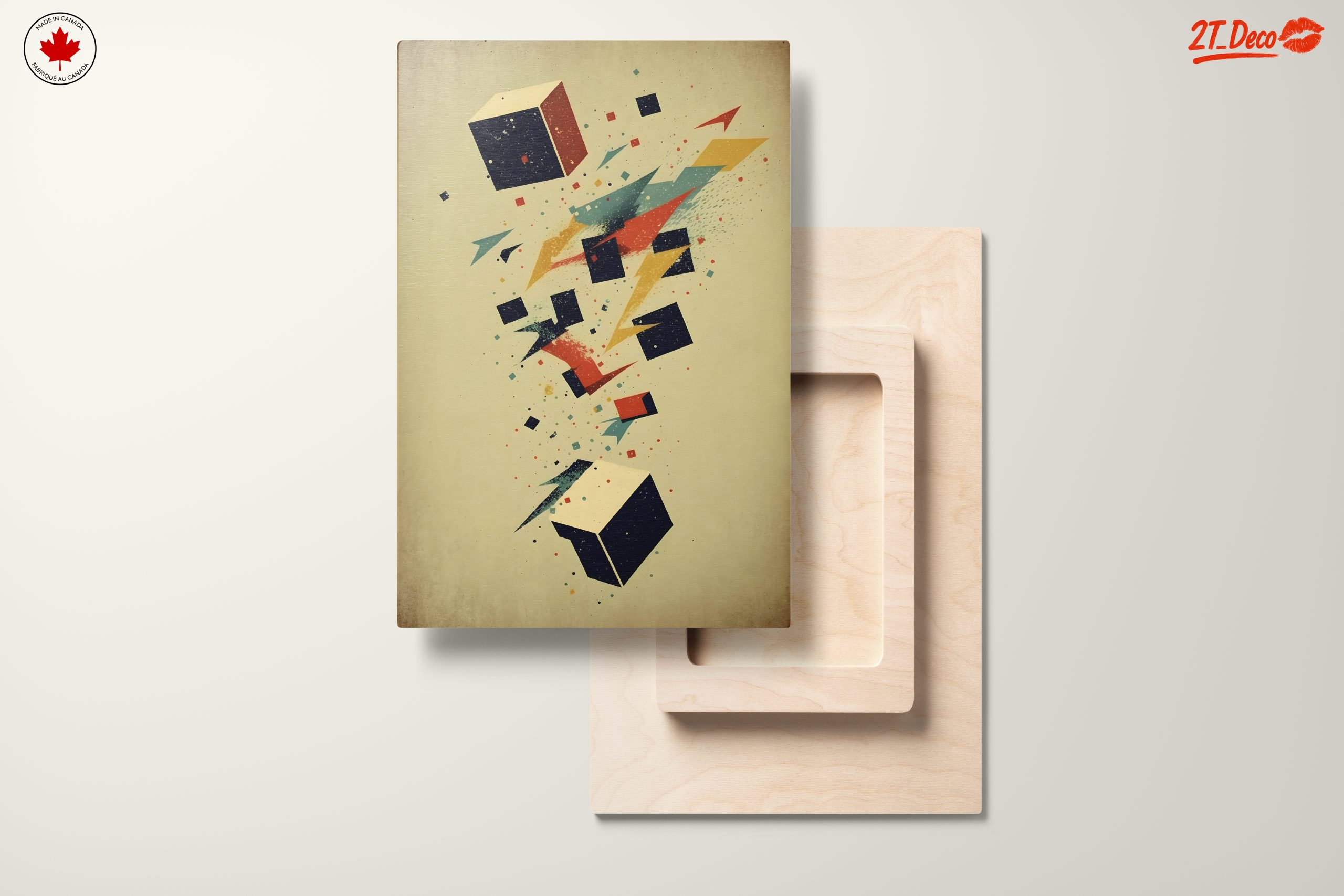 Vibrant Dynamic Abstract Art Composition 6 - Image 11