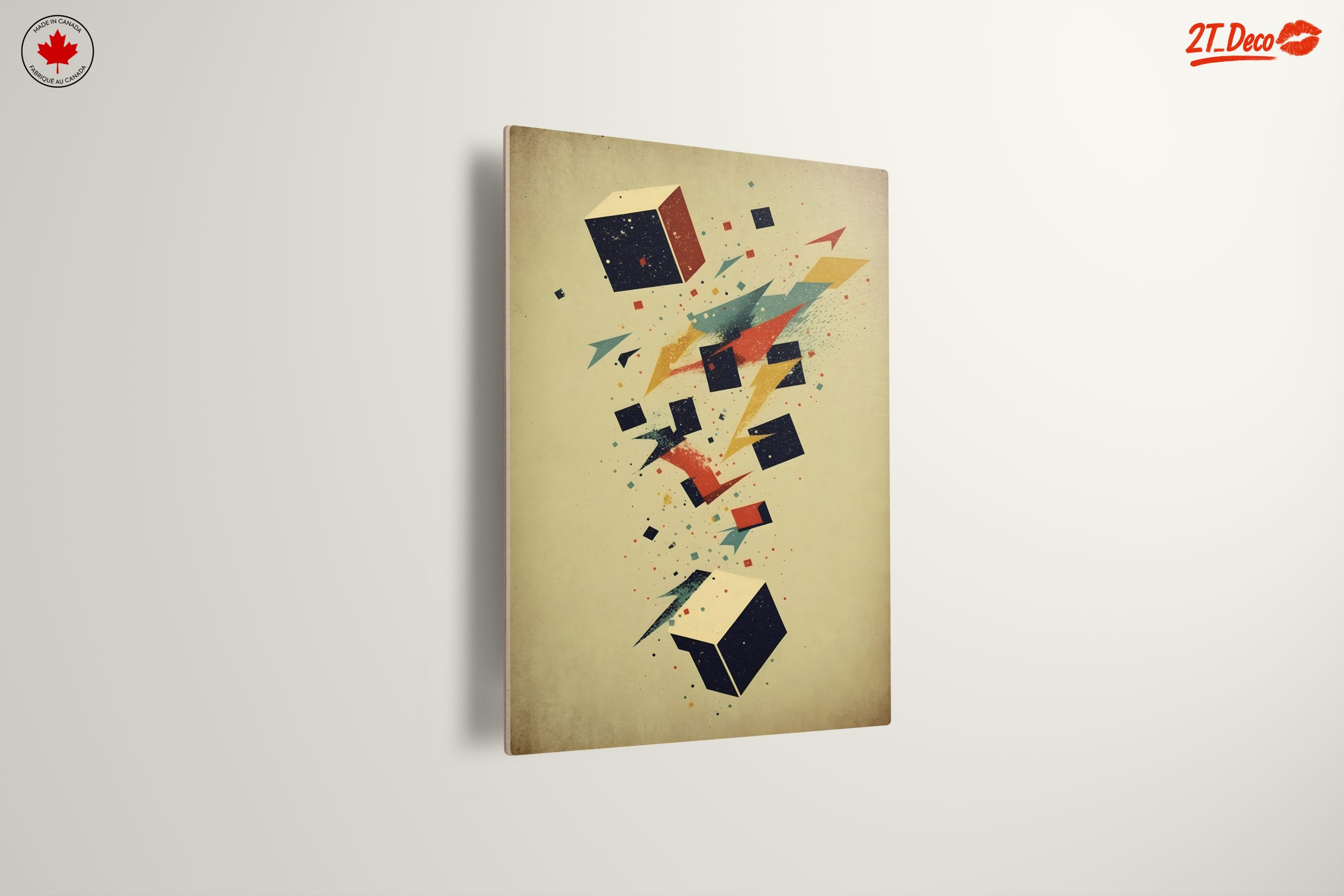 Vibrant Dynamic Abstract Art Composition 6 - Image 13