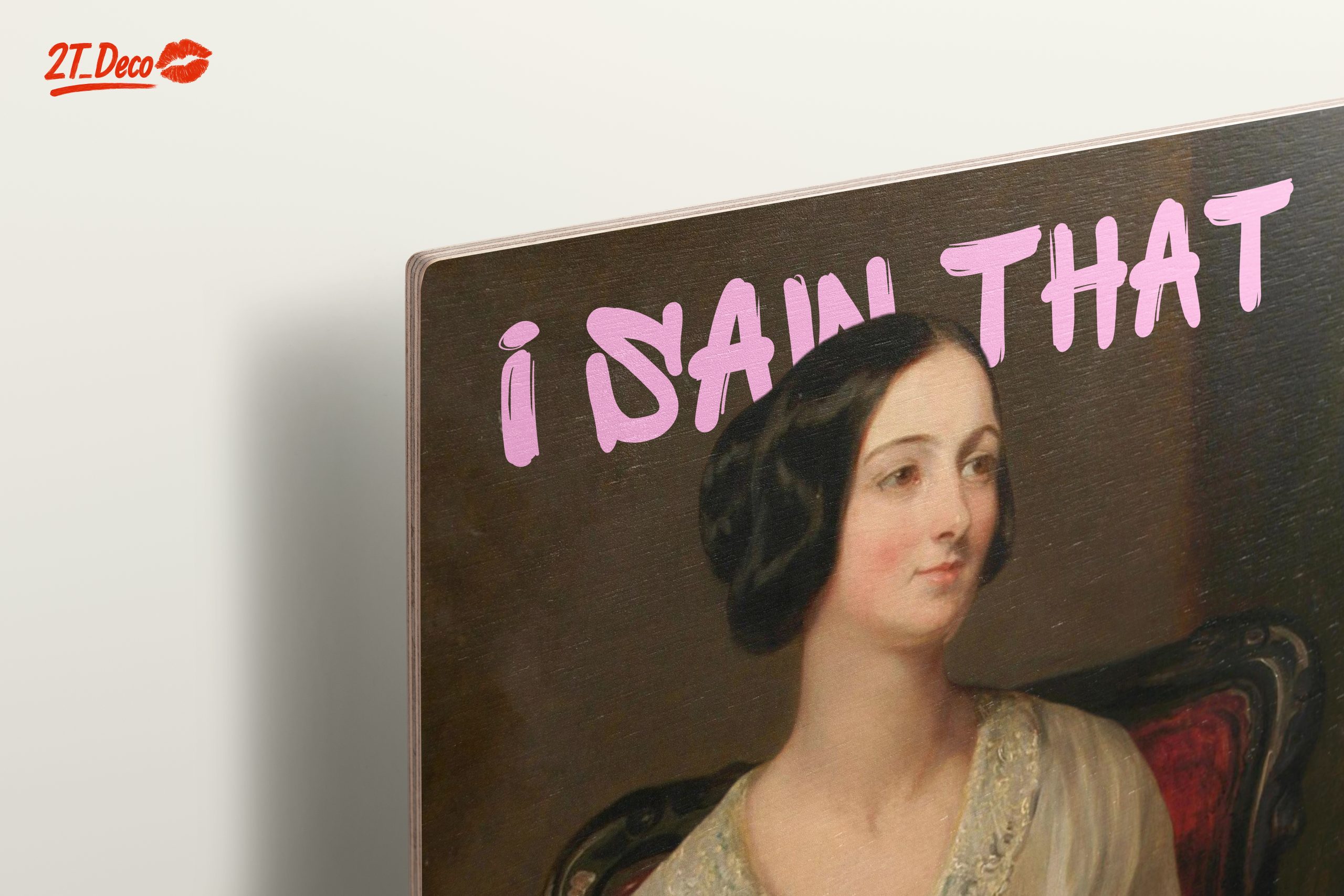 Modern Portrait with Playful Text and Colorful Splash - Image 15