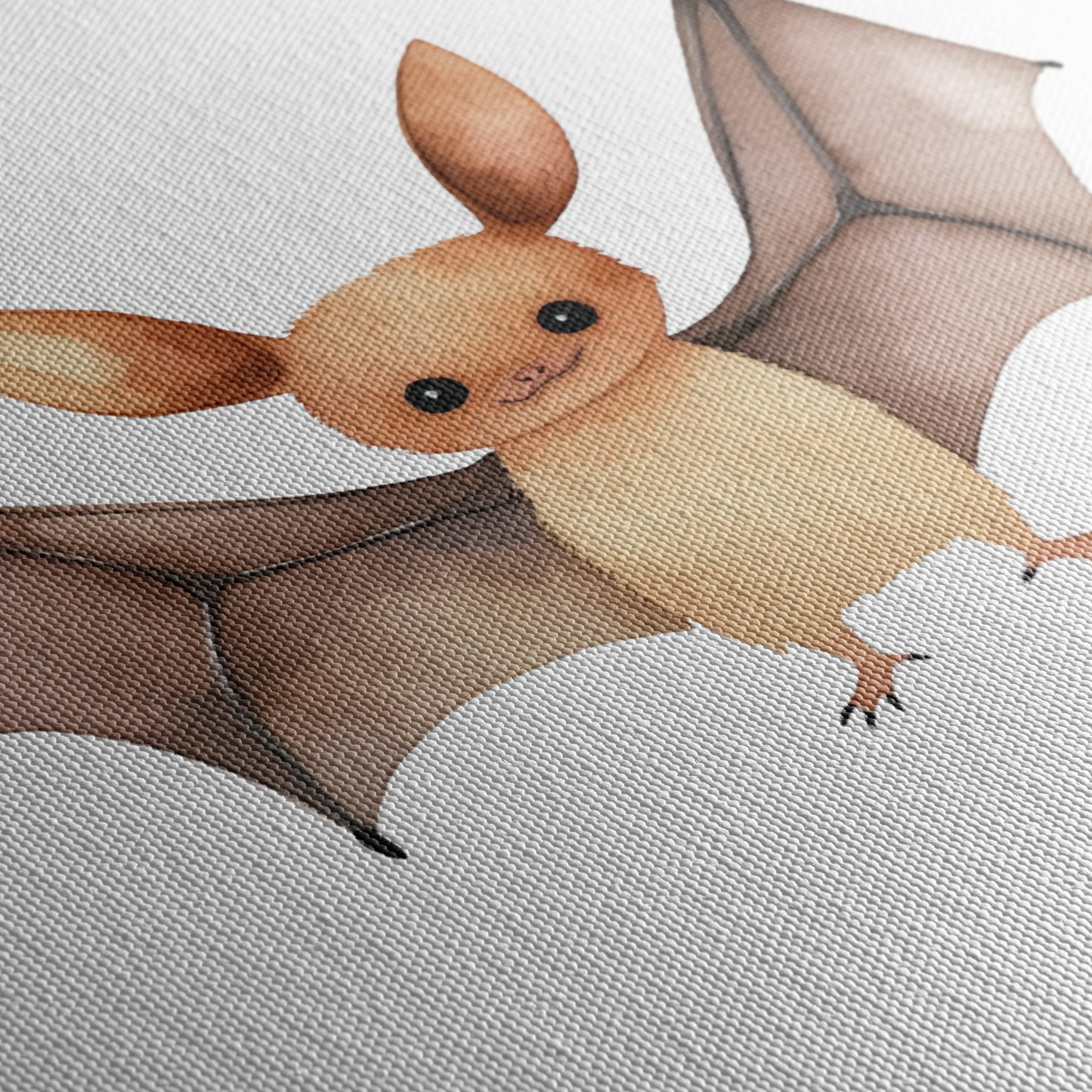 Cute Watercolor Bat Illustration - Image 5